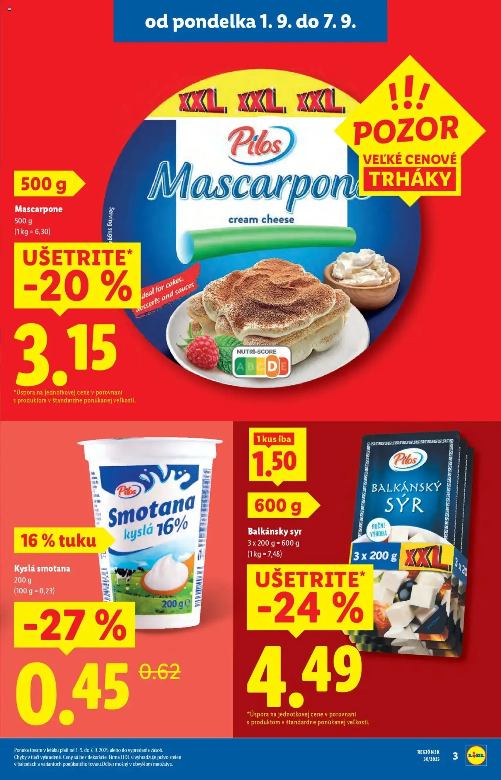Lidl leták - platný leták od 01.09.2025 strana 3 z 103 Lidl leták - platný leták od 01.09.2025 strana 3 z 103