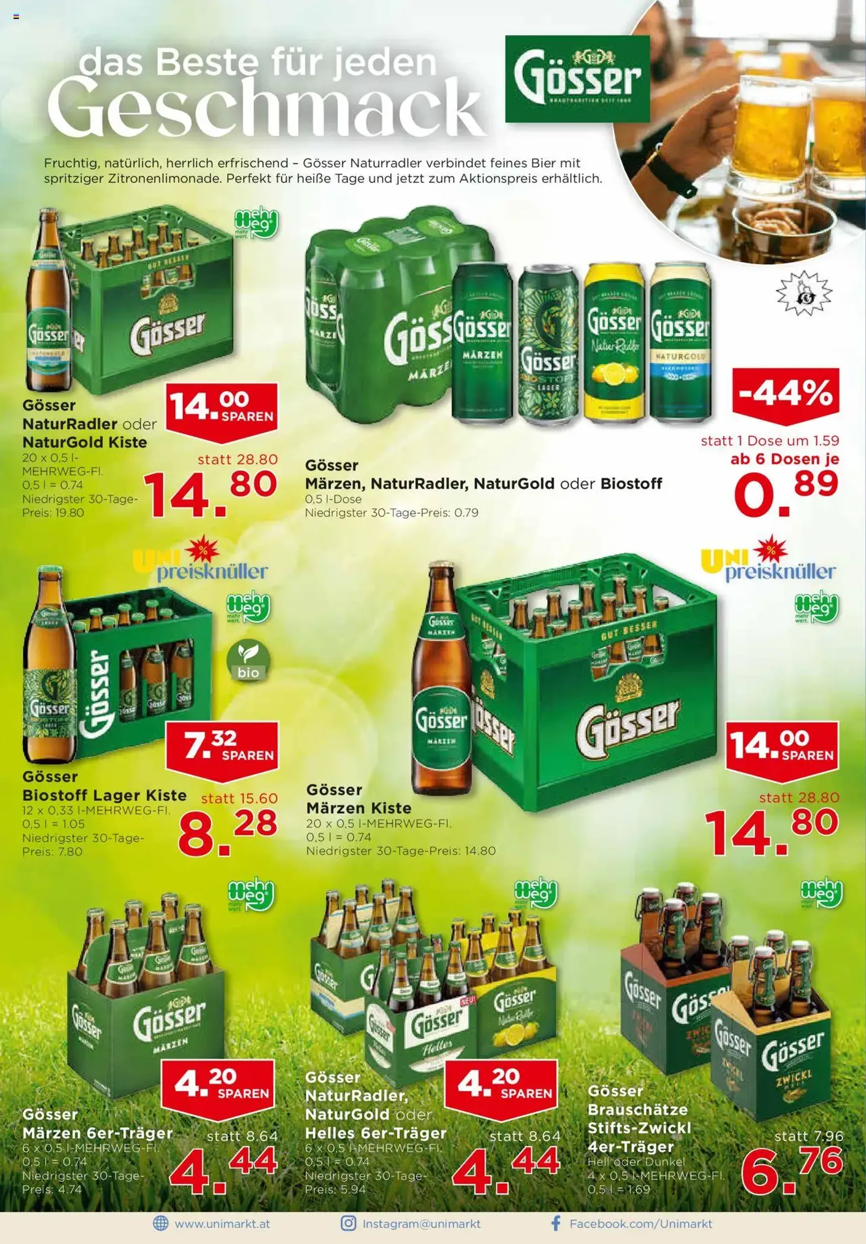 Unimarkt Flugblatt - Gültiger Prospekt ab 03.09.2025, Seite 10 von insgesamt 16 Unimarkt Flugblatt - Gültiger Prospekt ab 03.09.2025, Seite 10 von insgesamt 16