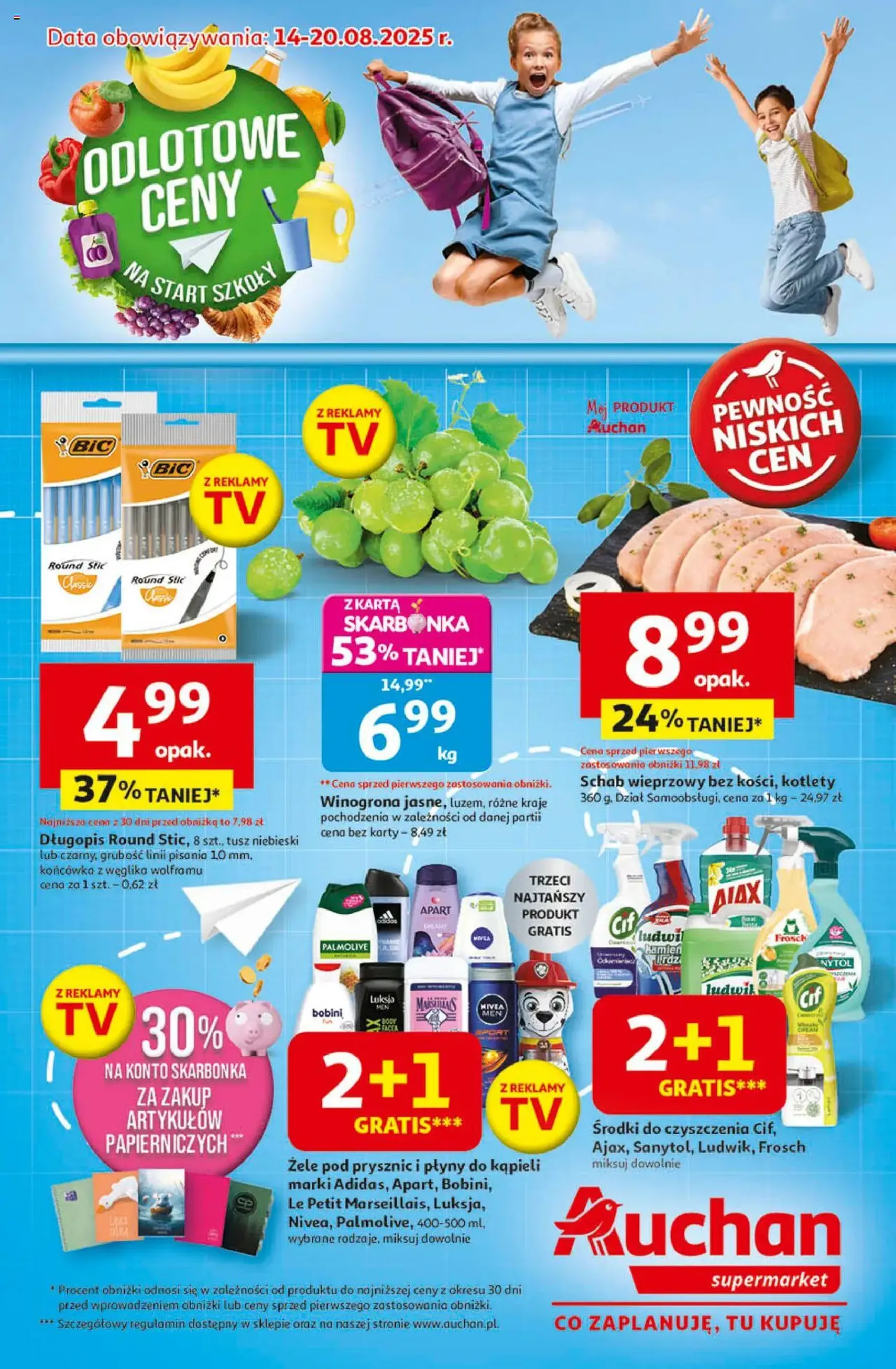 Auchan Gazetka - ważny gazetka od 14.08.2025 strona 1 z 8
