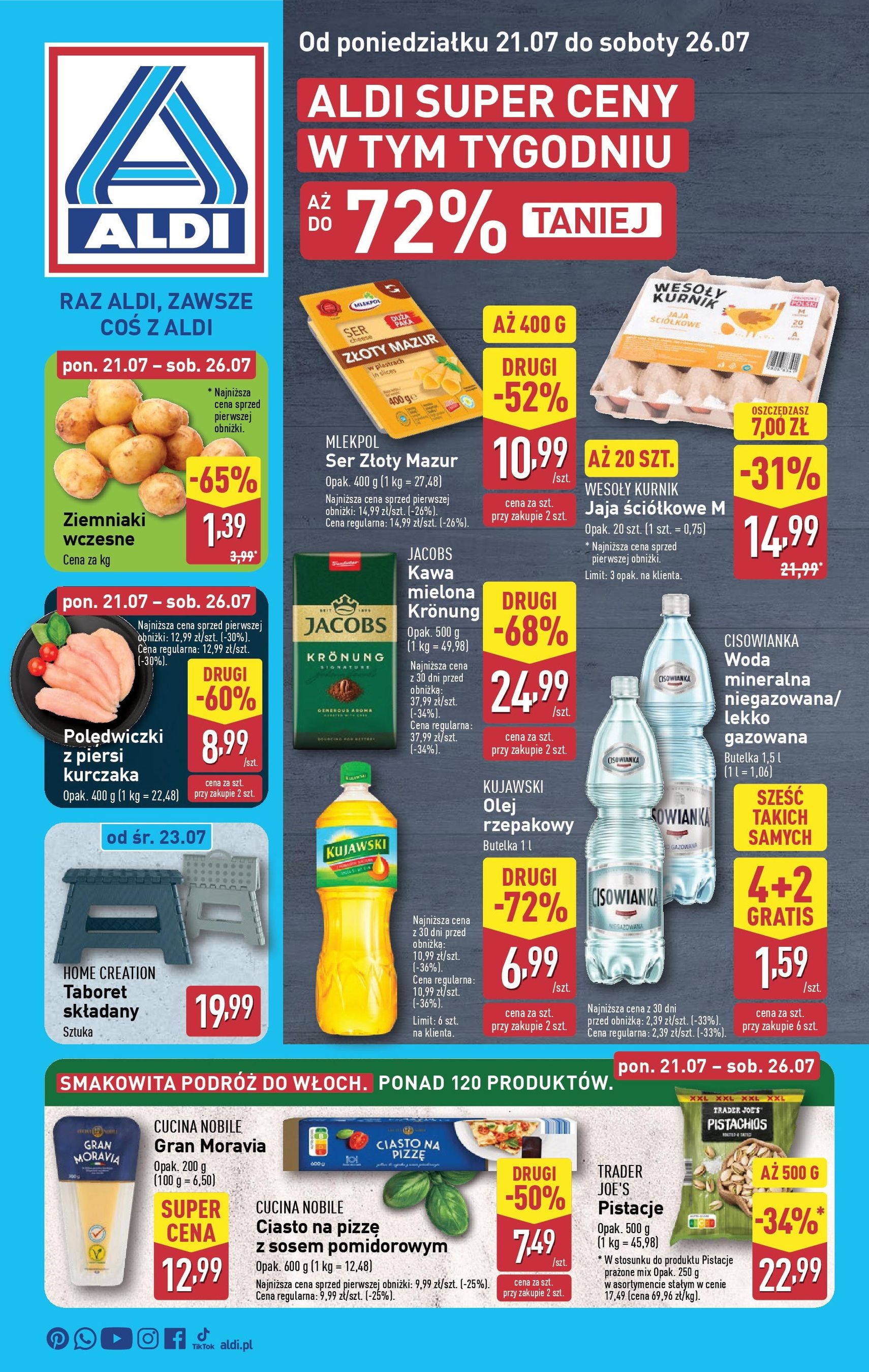 Aldi Gazetka - ważny gazetka od 21.07.2025 strona 1 z 42