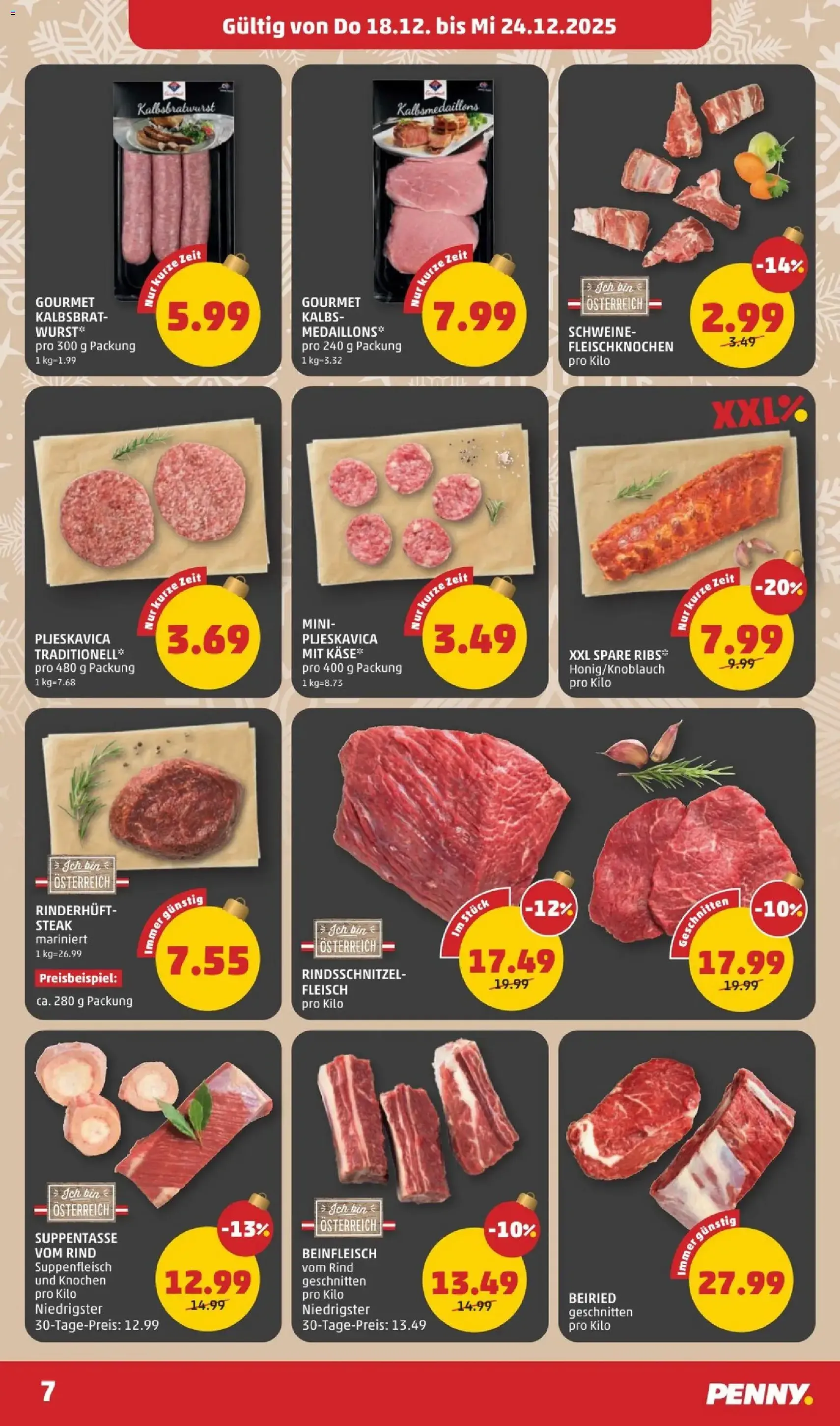 Penny Markt Flugblatt - Gültiger Prospekt ab 18.12.2025, Seite 7 von insgesamt 32