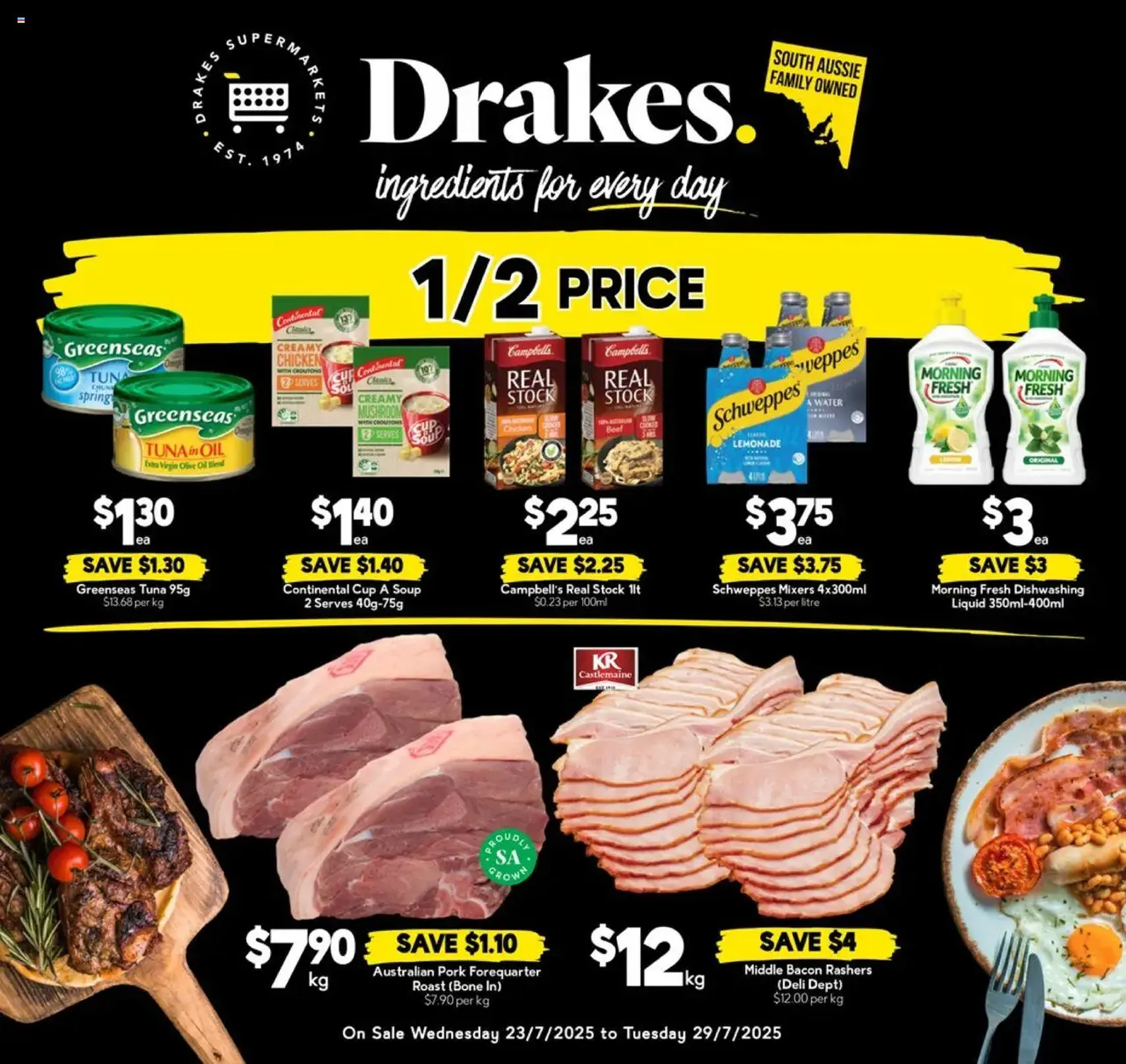 Drakes Catalogue SA - valid flyer from 23/07/2025, page 1 of 16