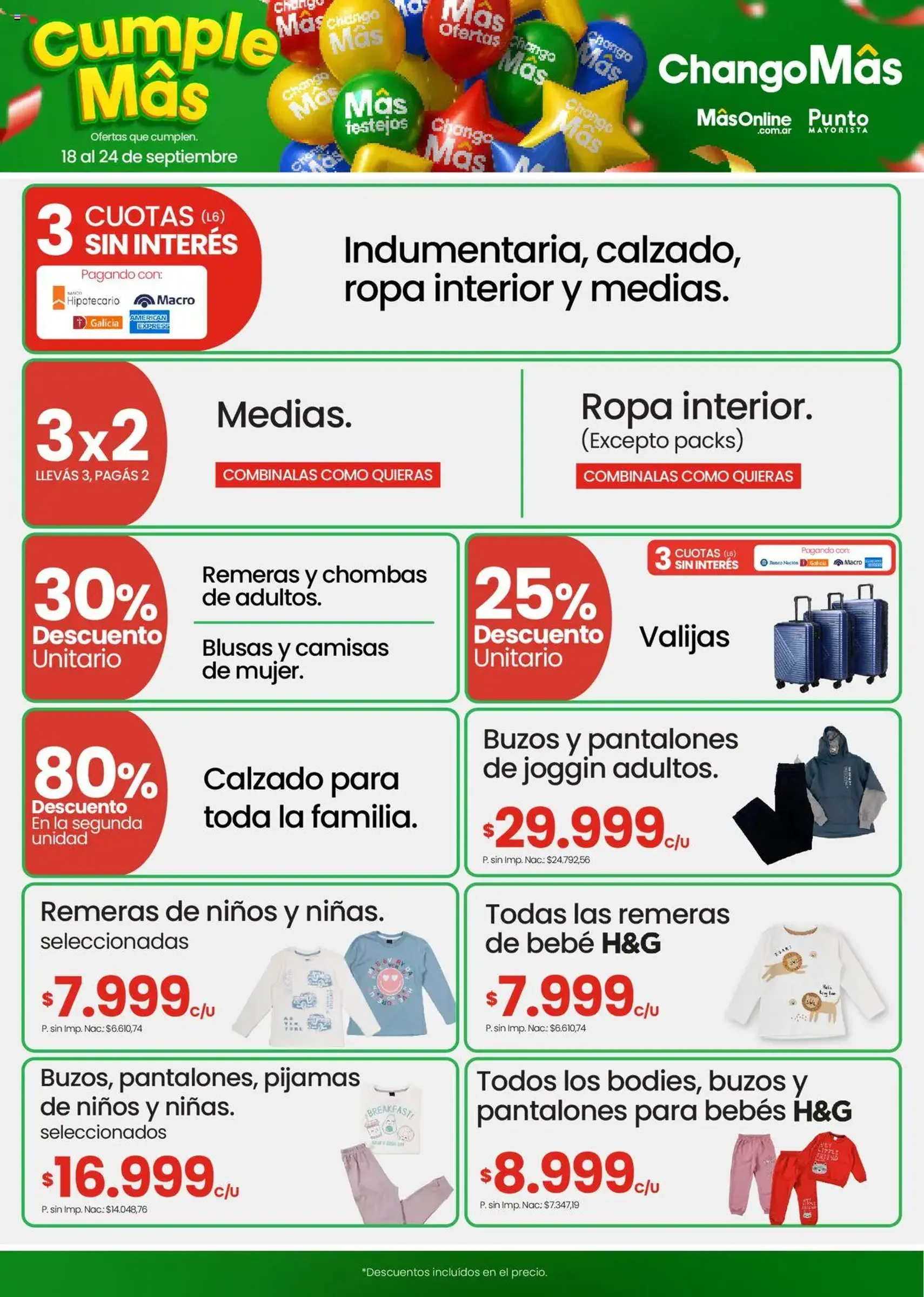 Changomas ofertas - folleto válido desde 18/09/2025 página 12 de 16
