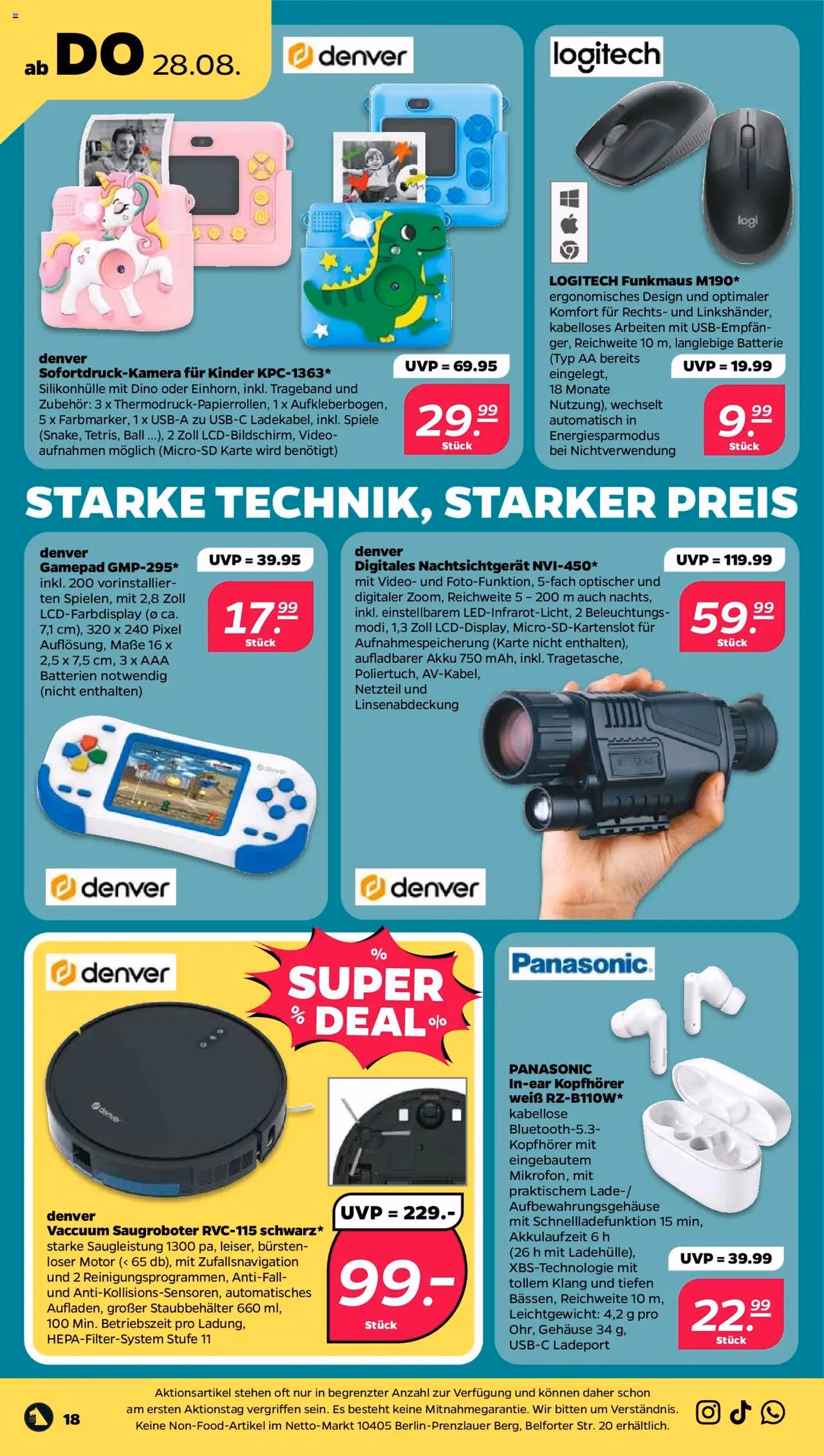 Netto Prospekt - Gültiger Prospekt ab 25.08.2025, Seite 18 von insgesamt 30 Netto Prospekt - Gültiger Prospekt ab 25.08.2025, Seite 18 von insgesamt 30