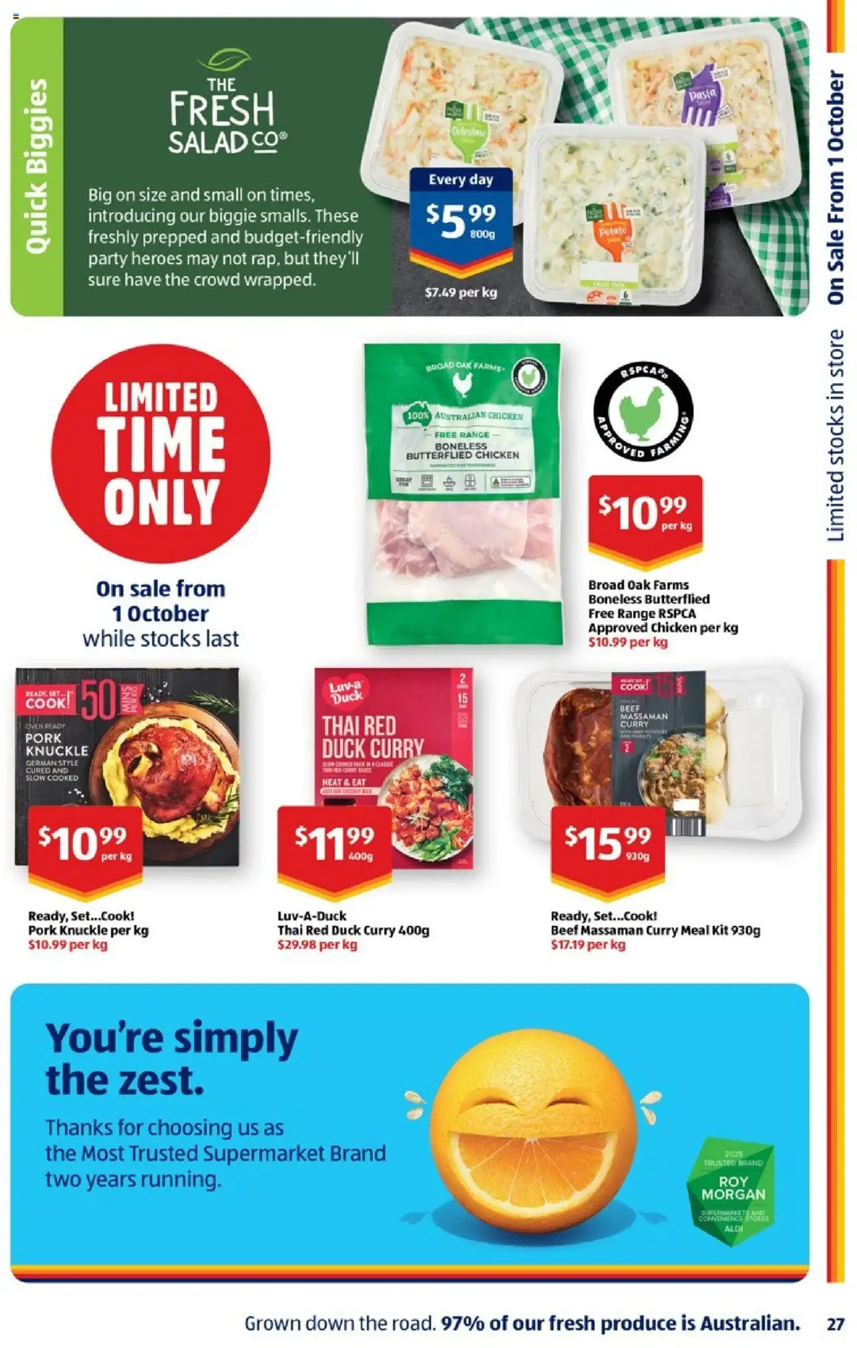 Catalogue Aldi - valid flyer from 08/10/2025, page 27 of 28