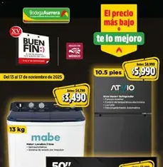 Vista previa del folleto Bodega Aurrerá Buen Fin válido desde 13/11/2025