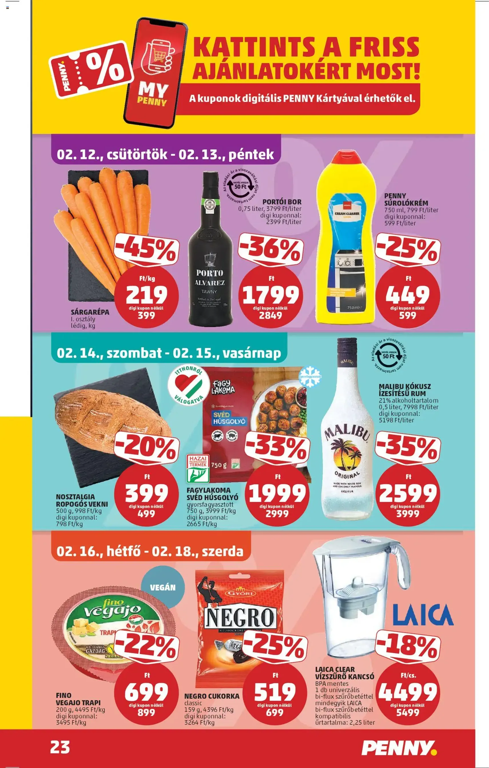 PENNY Akciós újság - 2026.02.12. érvényes szórólap 27 oldal 42 oldalból