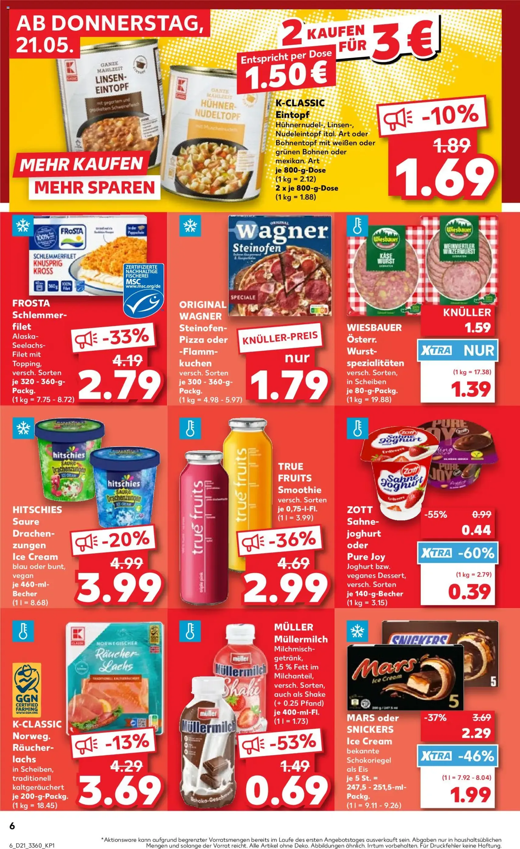 Kaufland Prospekt - Gültiger Prospekt ab 21.05.2026, Seite 6 von insgesamt 58