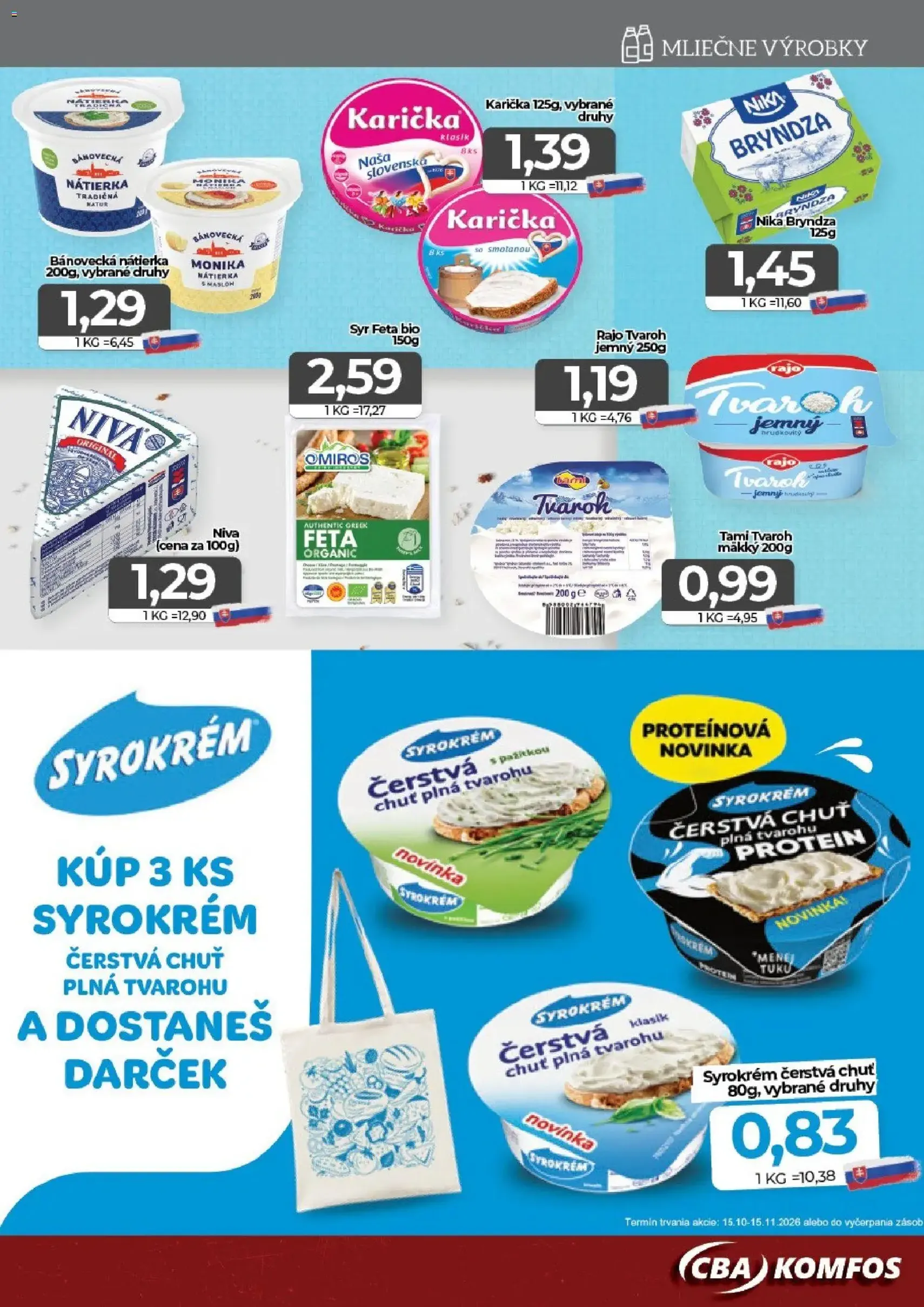 CBA Komfos leták - platný leták od 23.10.2026 strana 5 z 16