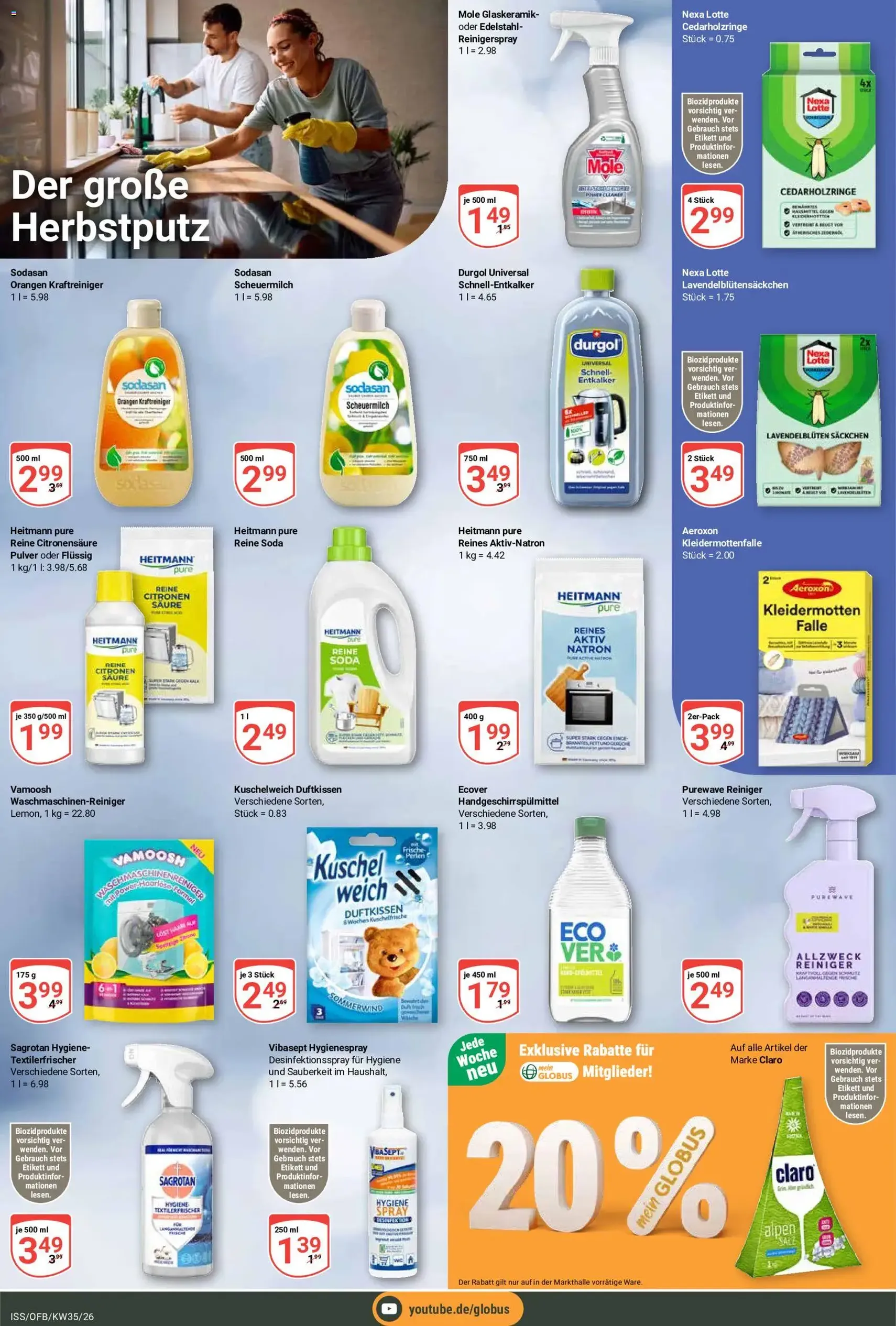 Globus Prospekt - Gültiger Prospekt ab 24.08.2026, Seite 21 von insgesamt 39