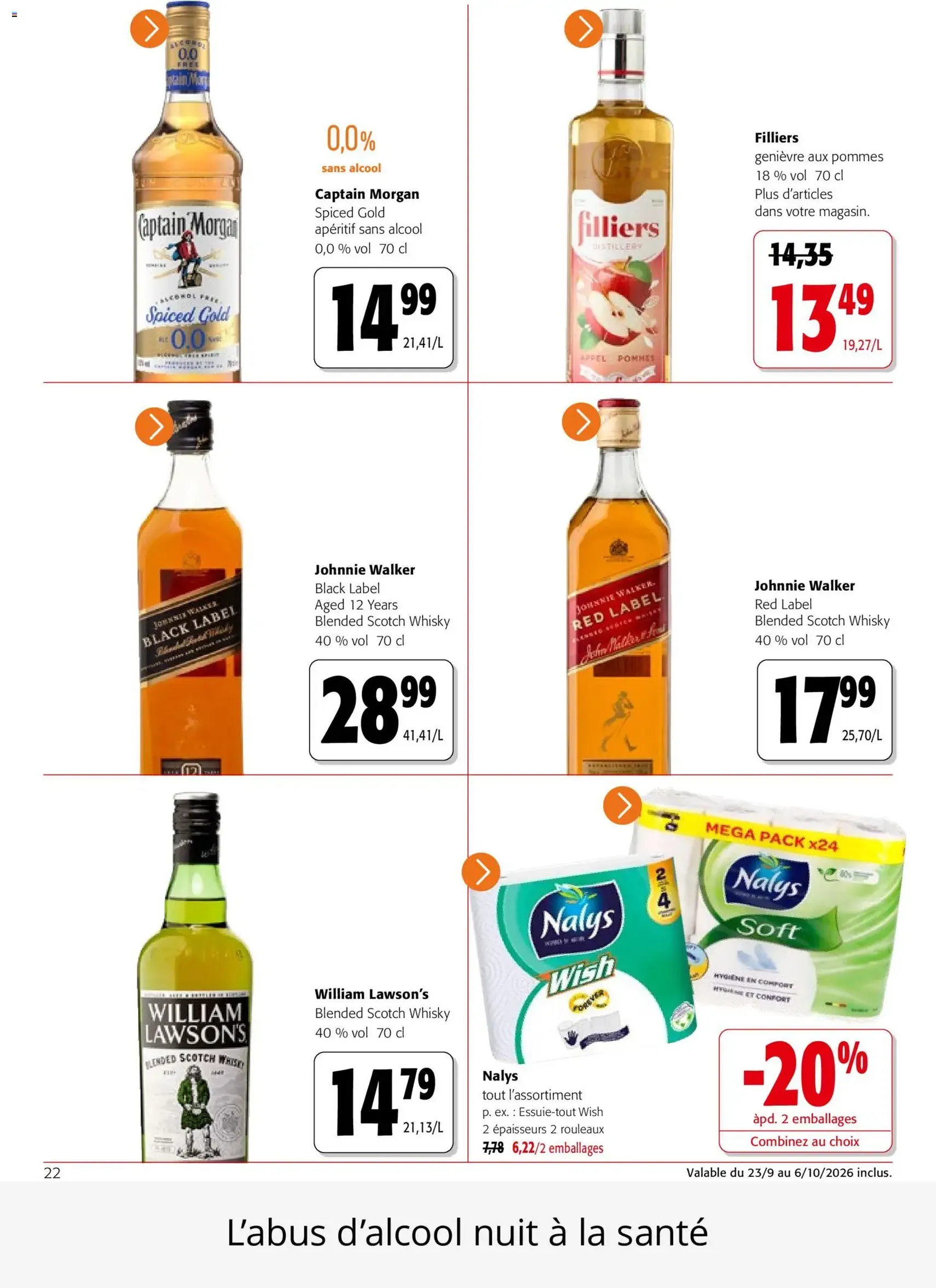 Colruyt catalogue - brochure valable à partir du 23/09/2026, page 22 sur 34
