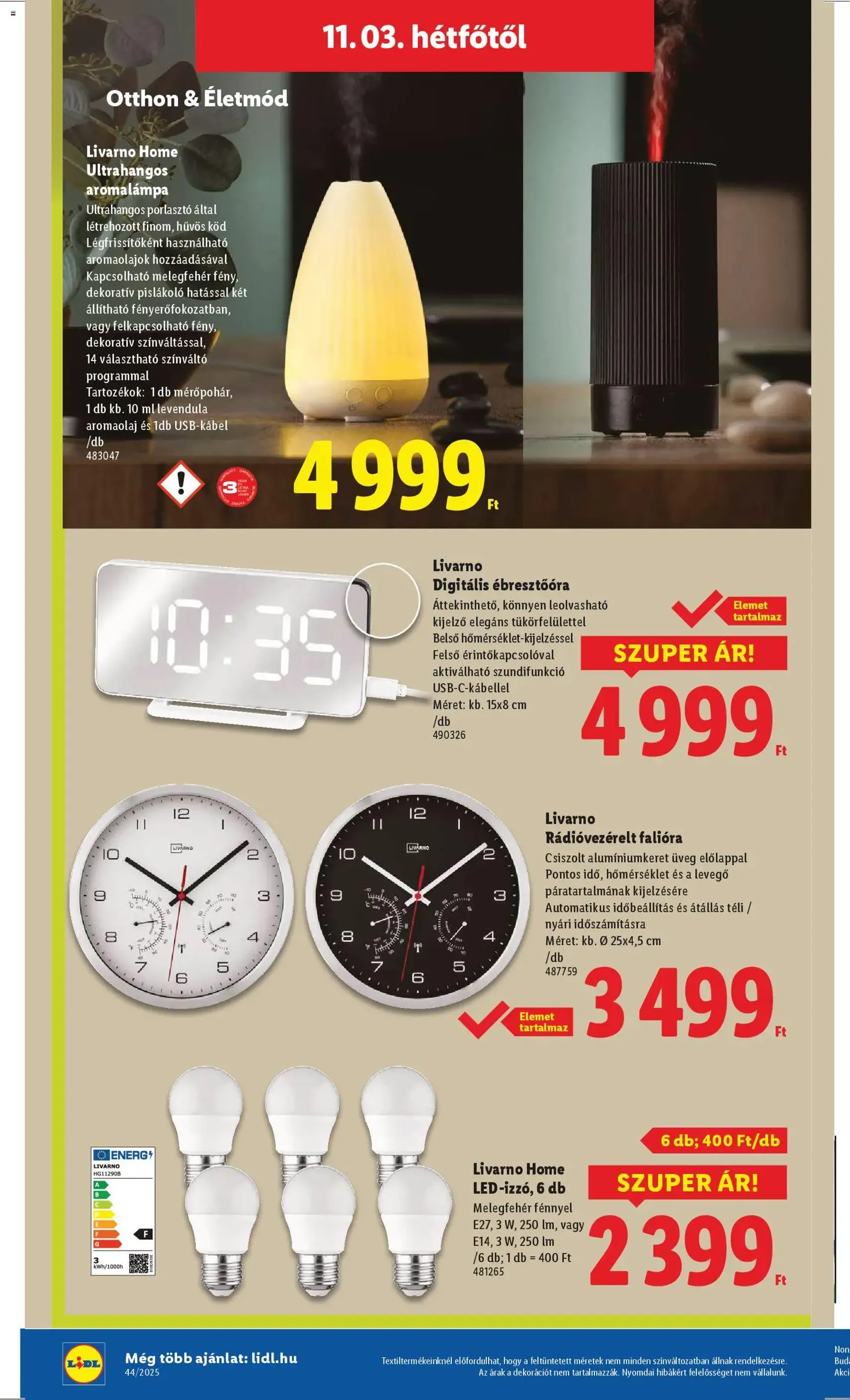 Lidl Akciós újság - 2025.10.30. érvényes szórólap 36 oldal 66 oldalból Lidl Akciós újság - 2025.10.30. érvényes szórólap 36 oldal 66 oldalból