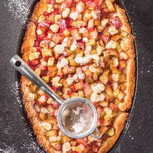Recipe preview Rhubarb Pie with Quark