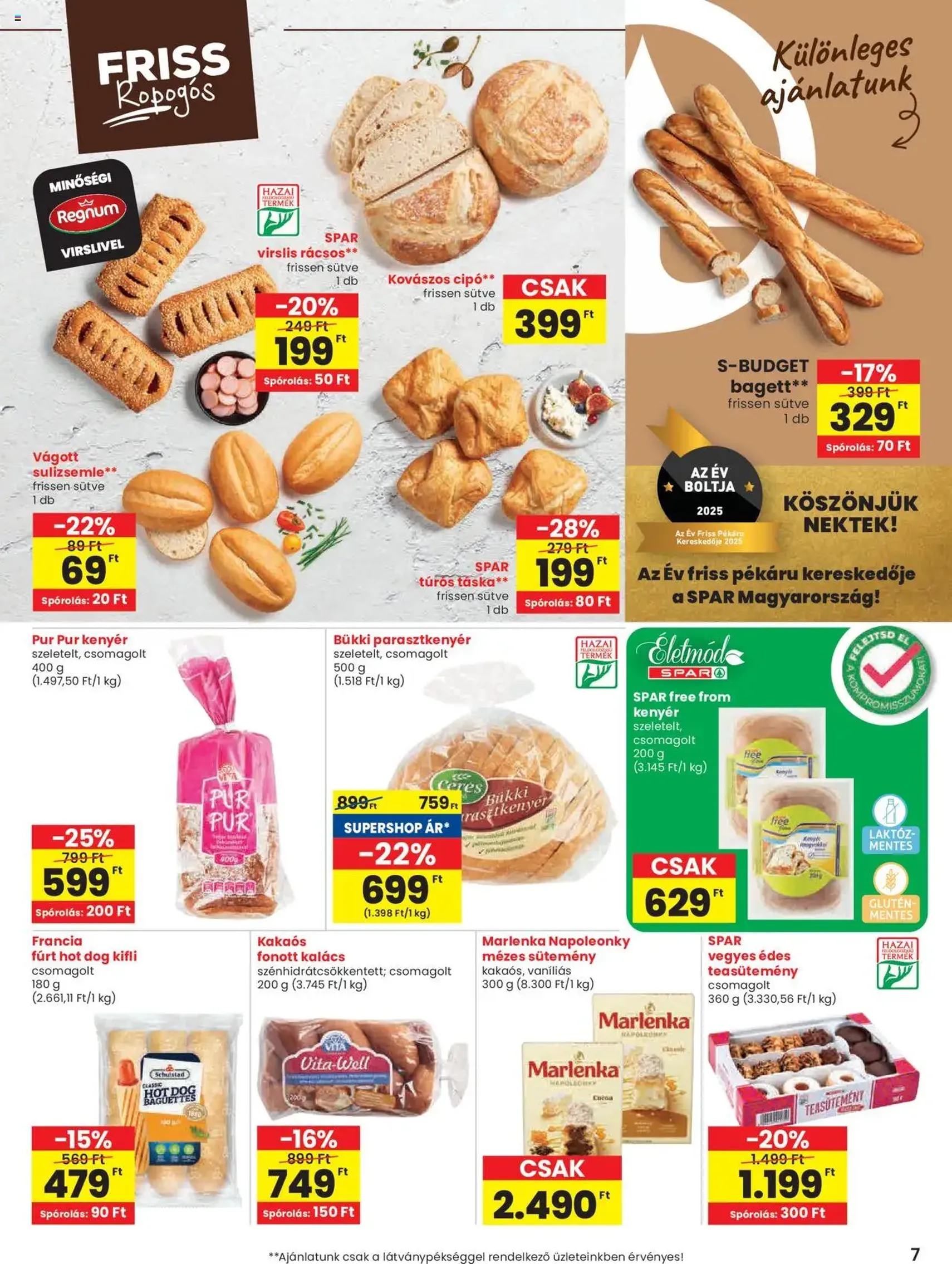 Spar Akciós újság - 2025.09.11. érvényes szórólap 7 oldal 20 oldalból Spar Akciós újság - 2025.09.11. érvényes szórólap 7 oldal 20 oldalból