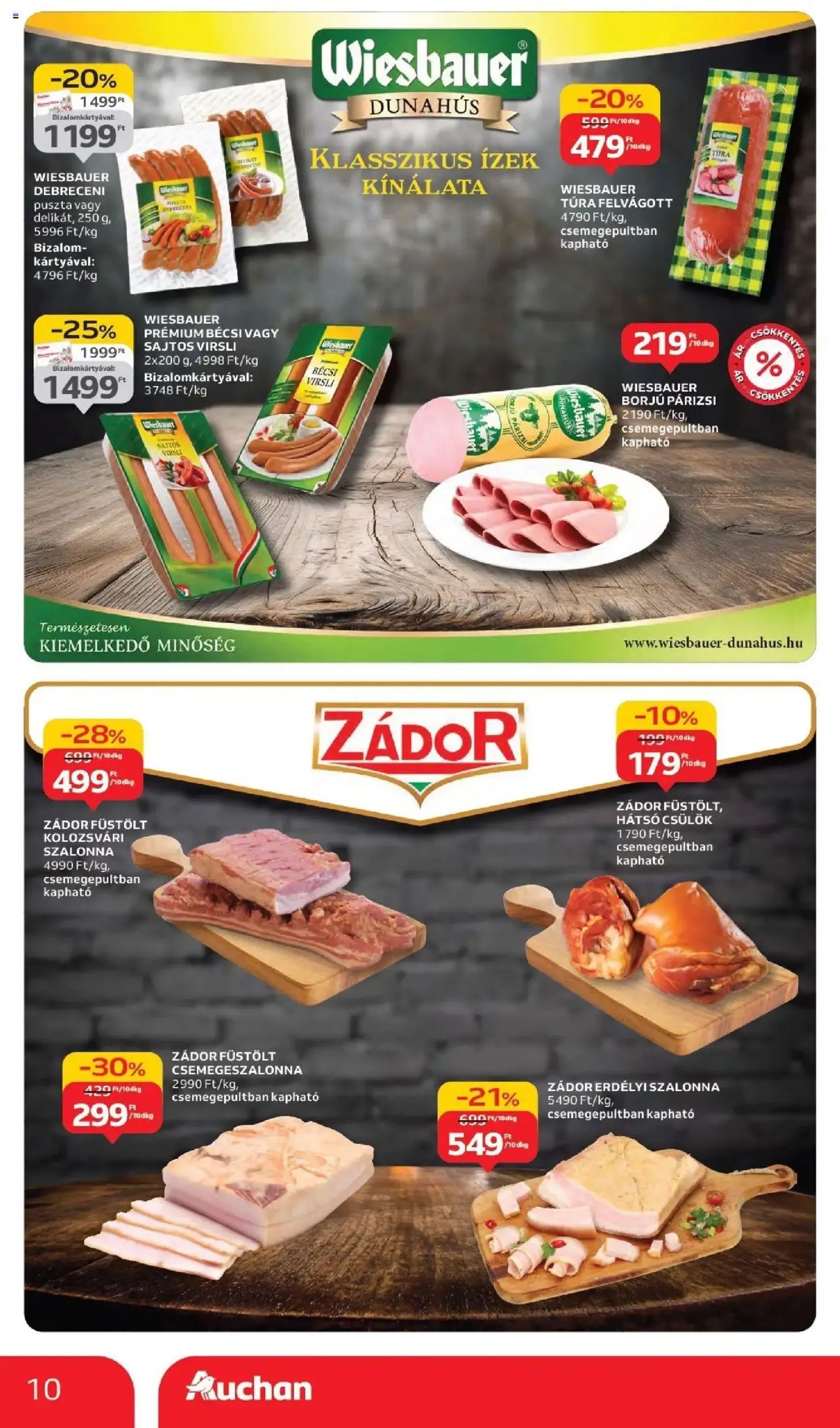 Auchan Akciós újság - 2025.09.11. érvényes szórólap 10 oldal 42 oldalból Auchan Akciós újság - 2025.09.11. érvényes szórólap 10 oldal 42 oldalból