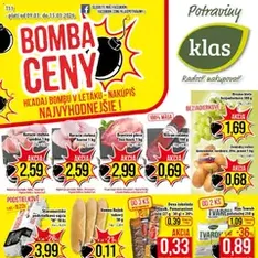 Klas leták - náhľad letáku platný od 09.03.2026