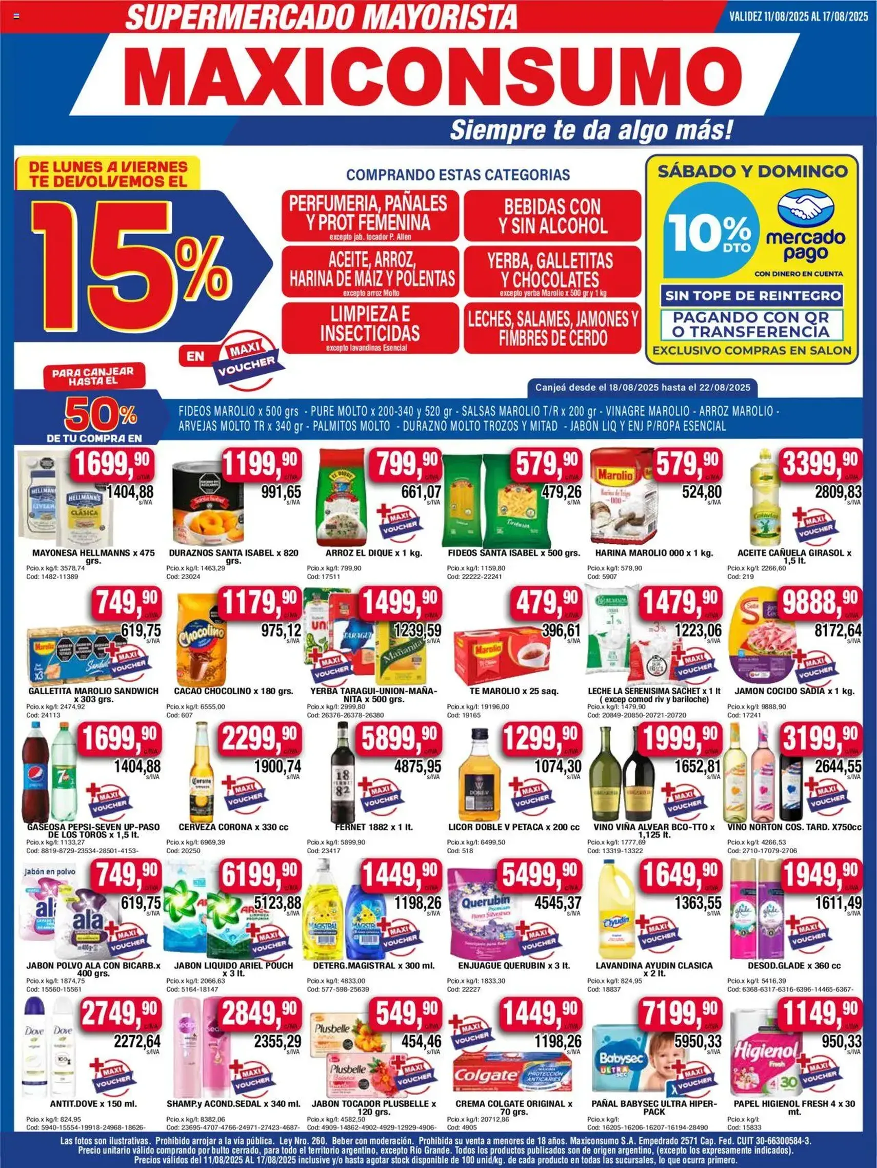 Maxiconsumo ofertas - folleto válido desde 11/08/2025 página 1 de 28 Maxiconsumo ofertas - folleto válido desde 11/08/2025 página 1 de 28