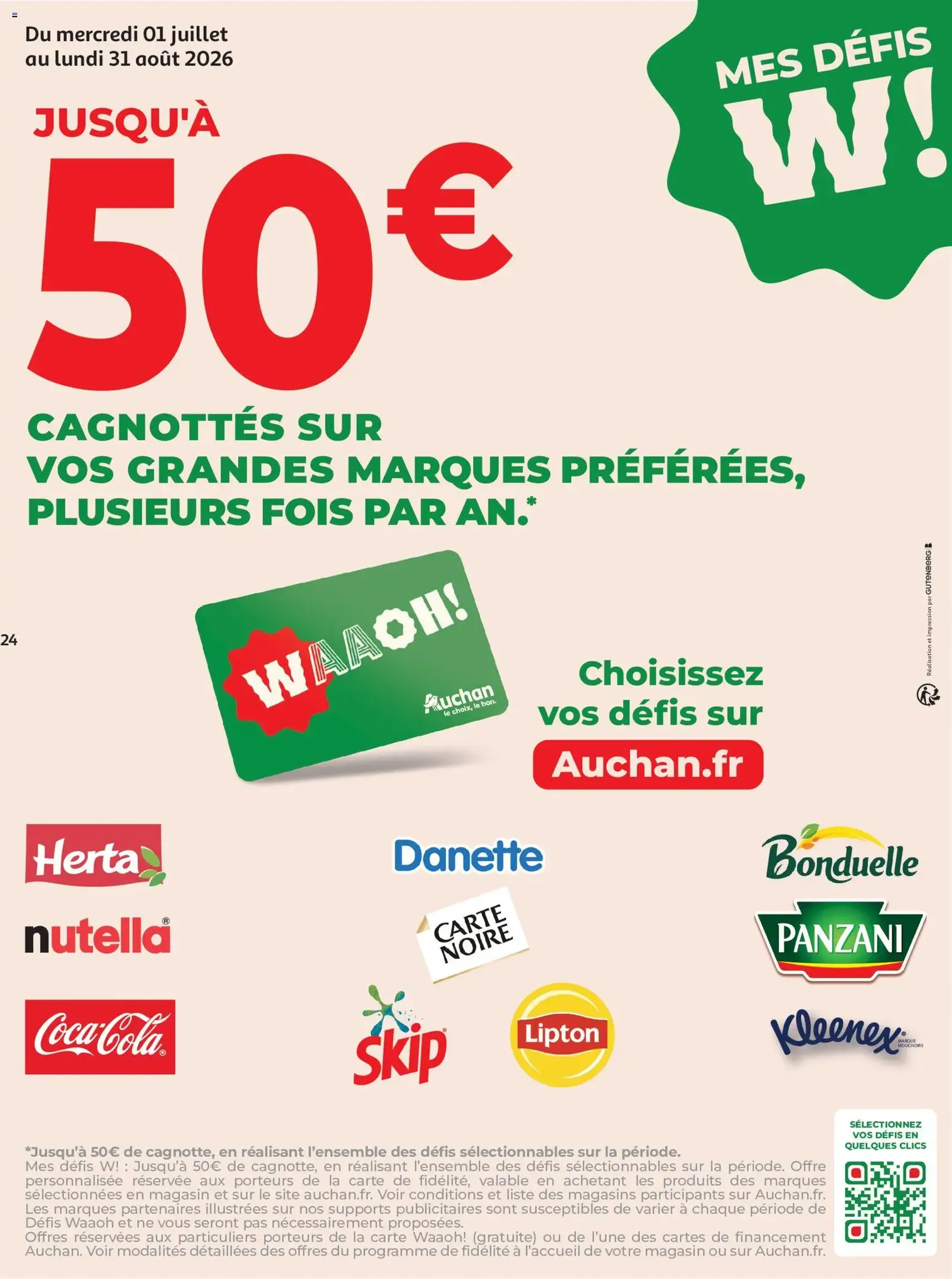 Auchan folder / publicité - geldige folder vanaf 28/07/2026 pagina 24 van 54