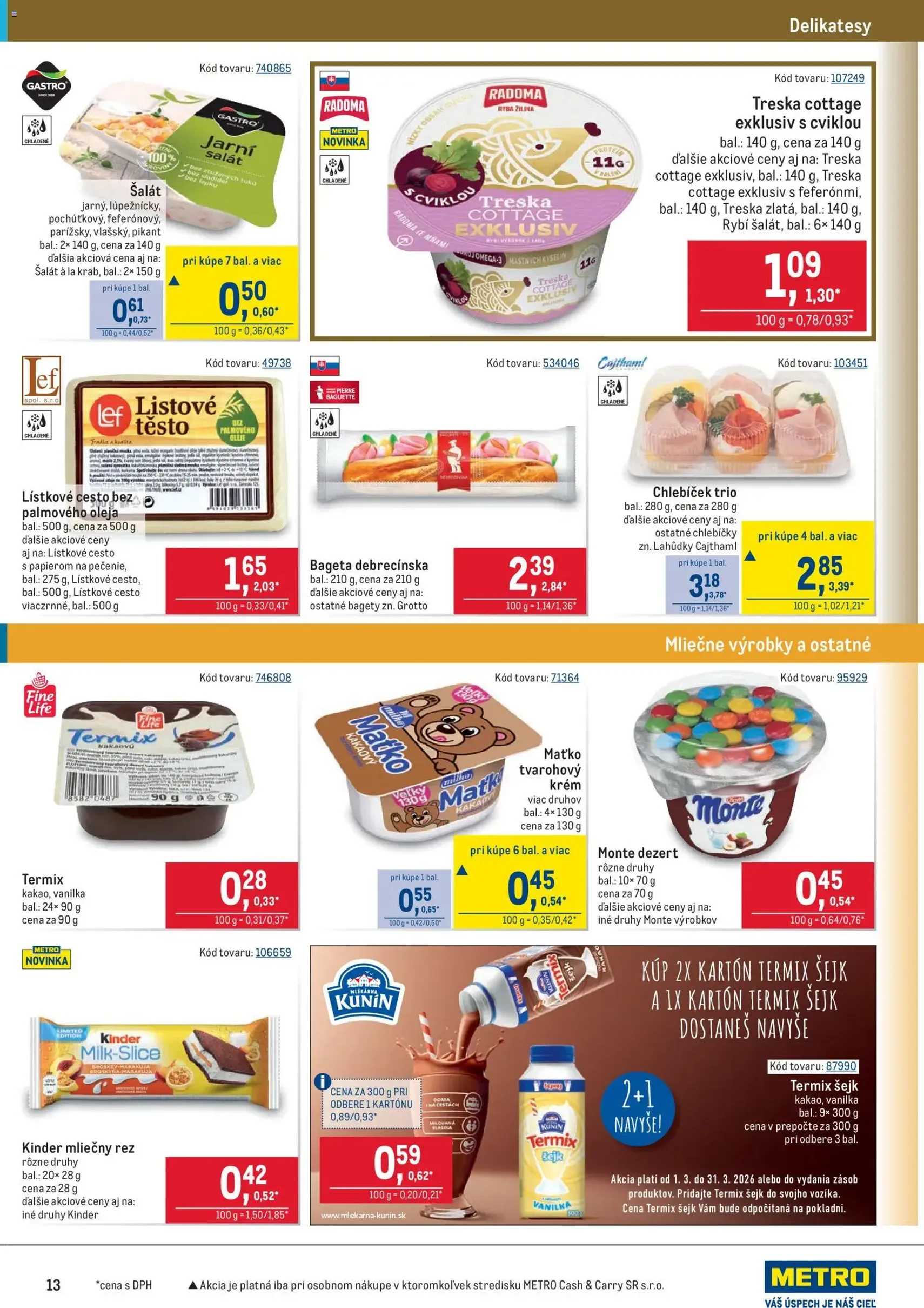 Metro leták - platný leták od 11.03.2026 strana 13 z 40