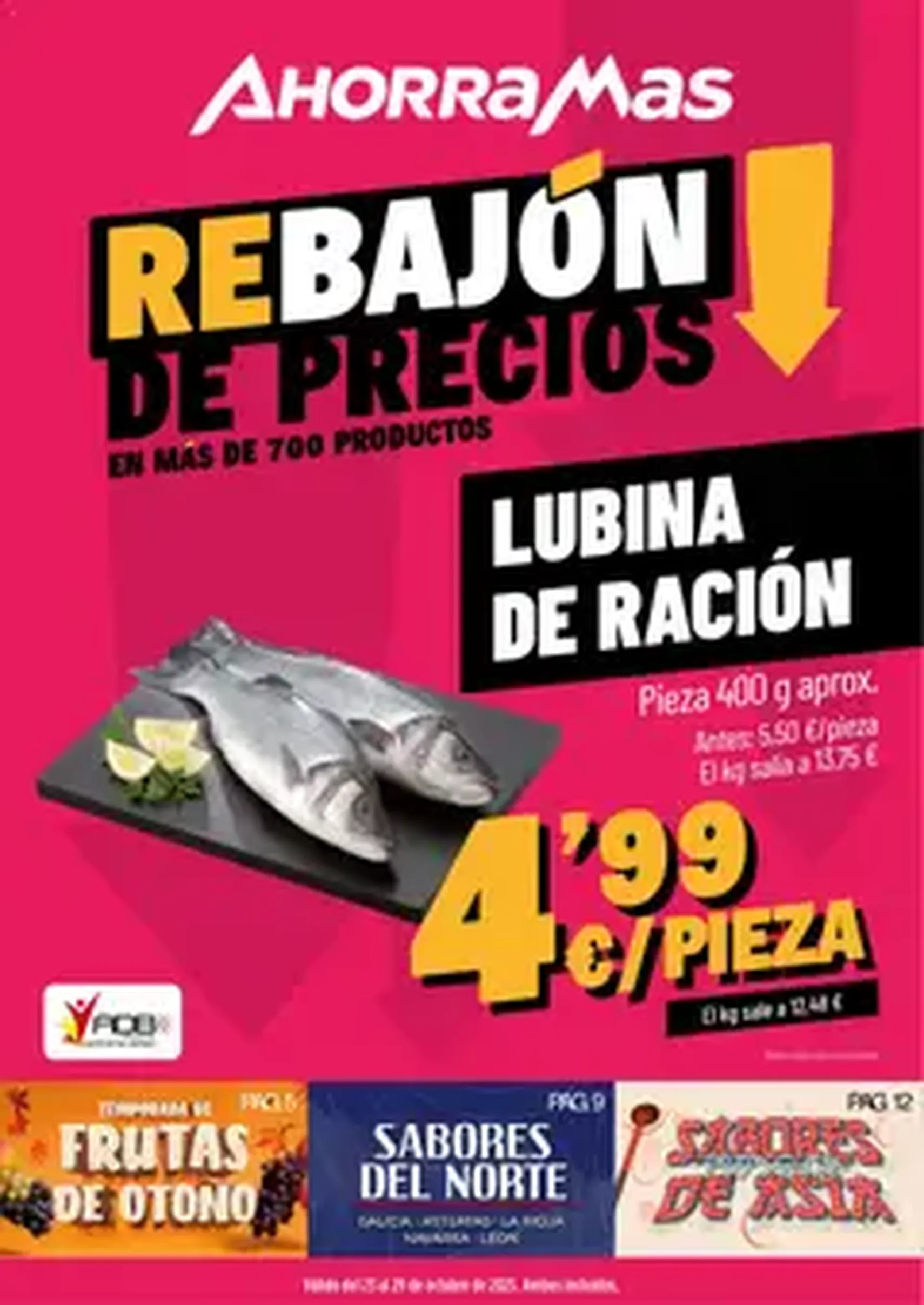 AhorraMas folleto - folleto válido desde 23/10/2025 página 1 de 1
