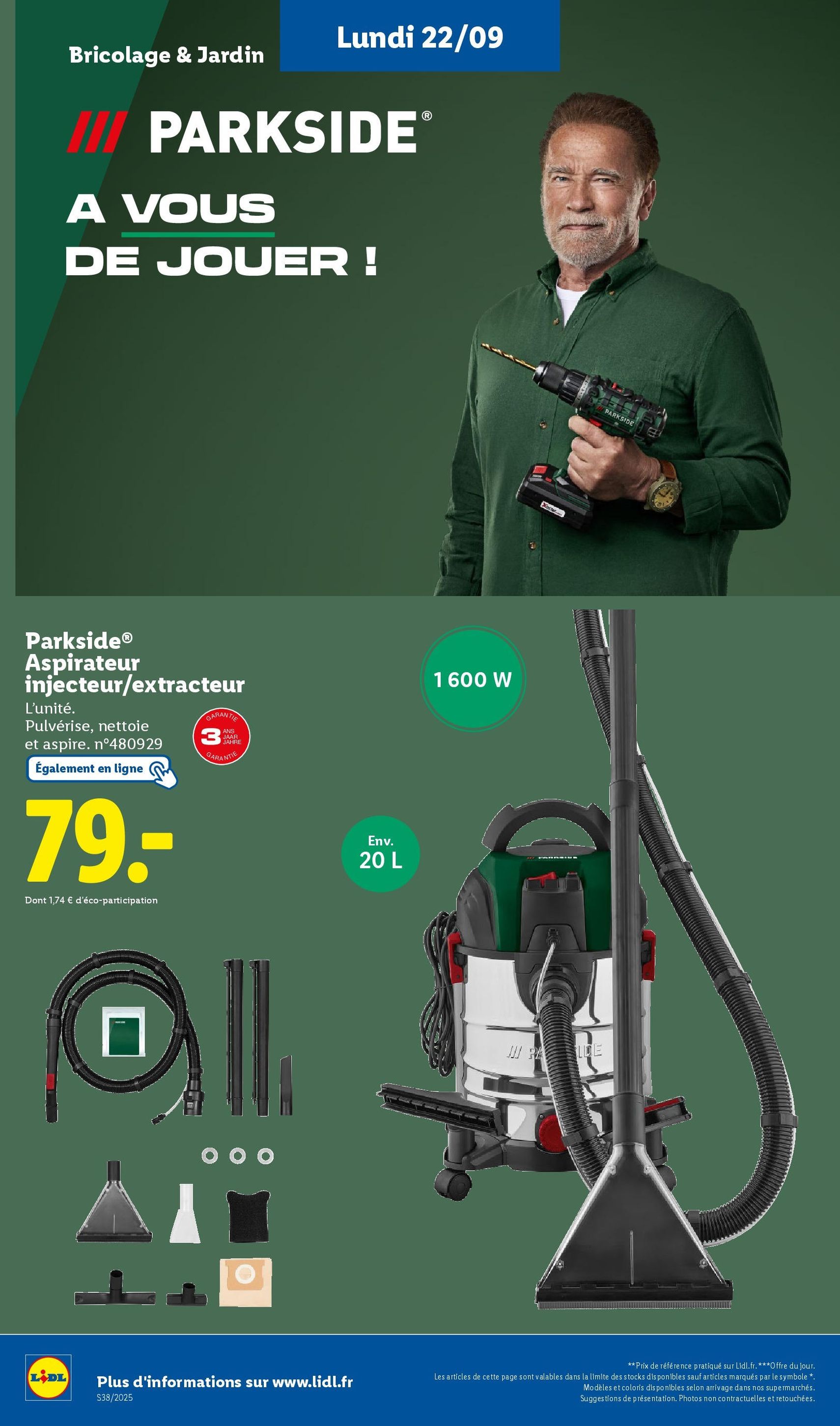 LIDL catalogue semaine 38 - brochure valable à partir du 18/09/2025, page 58 sur 75