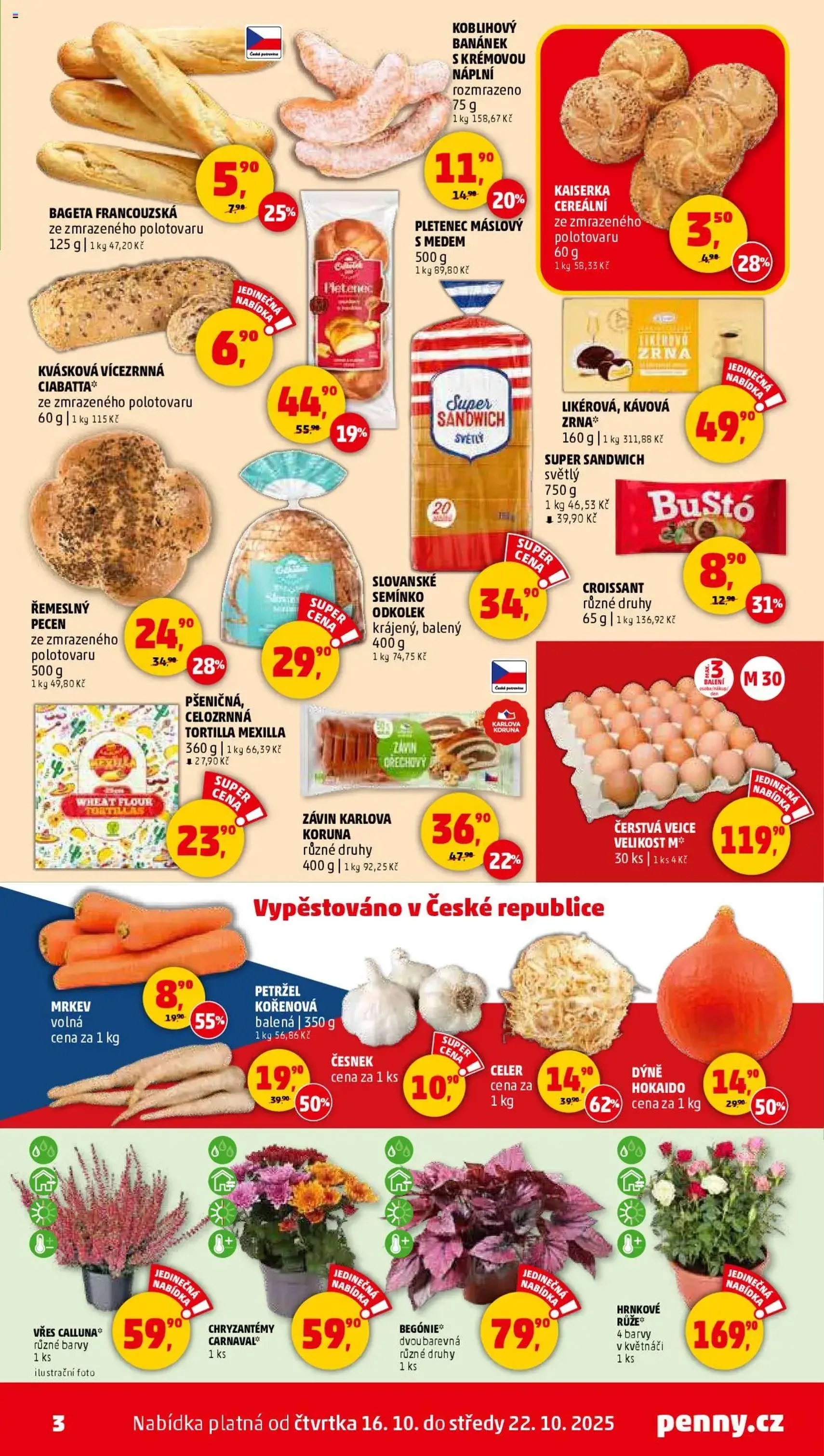 Penny Market leták - Čtvrtečník - platný leták od 16.10.2025 strana 3 z 36 Penny Market leták - Čtvrtečník - platný leták od 16.10.2025 strana 3 z 36