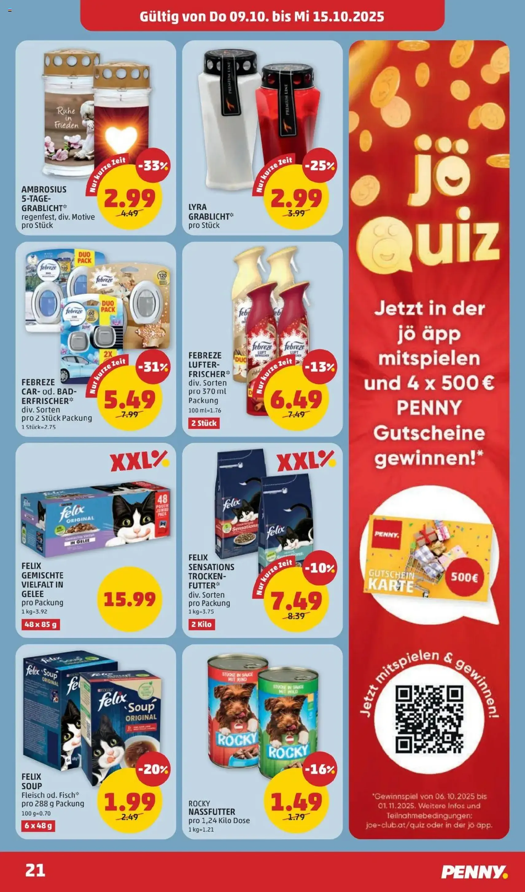 Penny Markt Flugblatt - Gültiger Prospekt ab 09.10.2025, Seite 21 von insgesamt 32