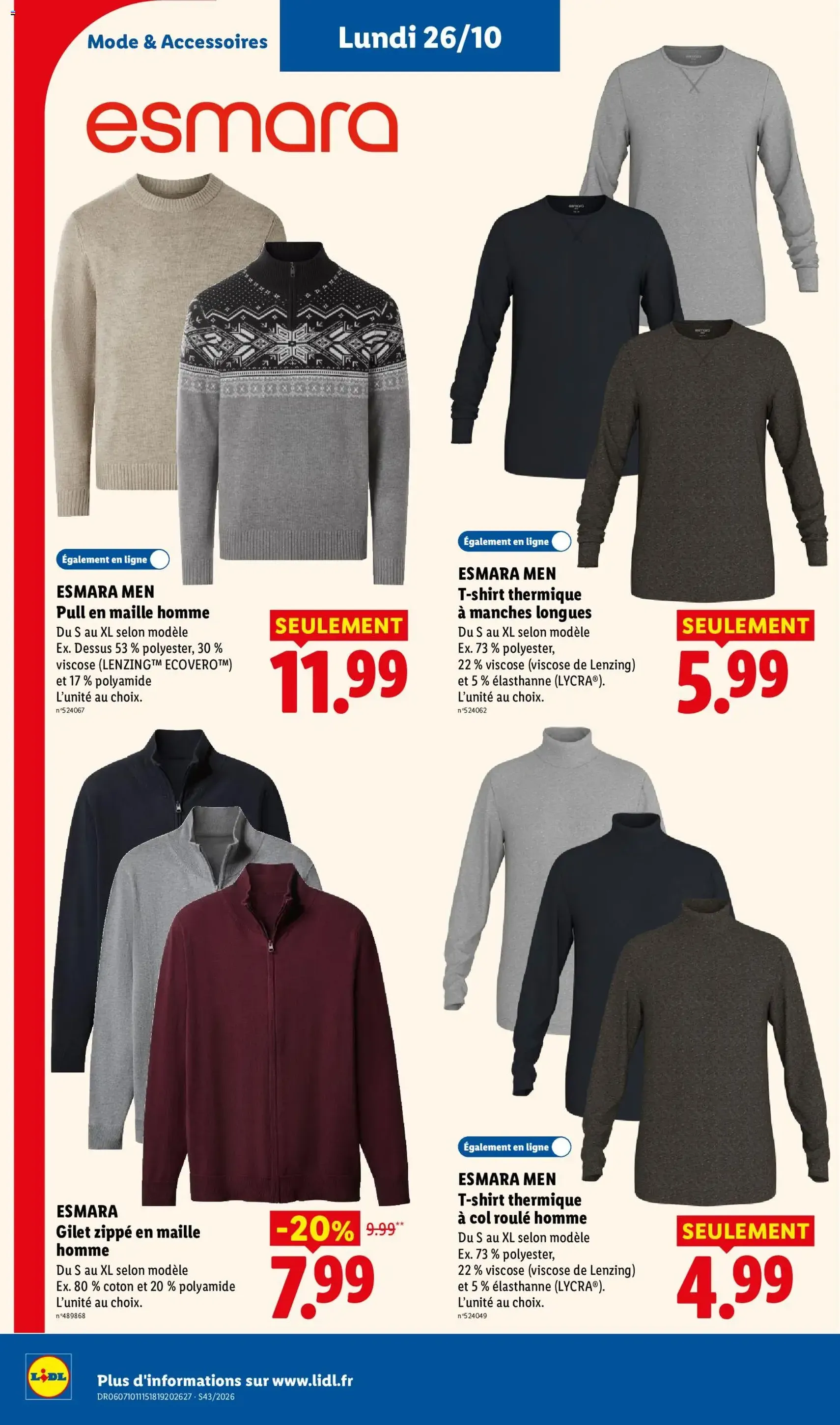 LIDL catalogue - brochure valable à partir du 22/10/2026, page 60 sur 66