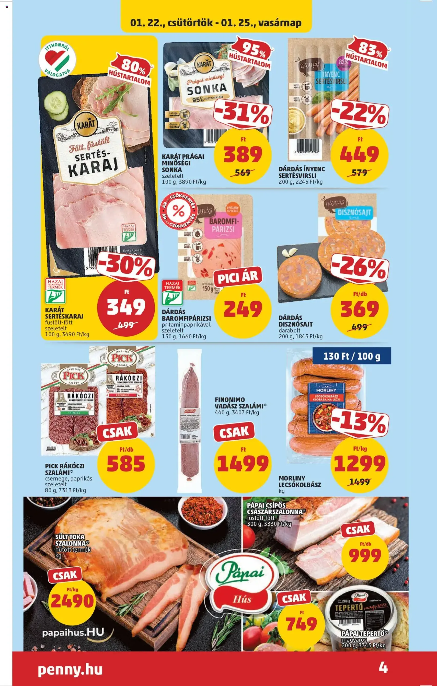 PENNY Akciós újság - 2026.01.22. érvényes szórólap 6 oldal 36 oldalból