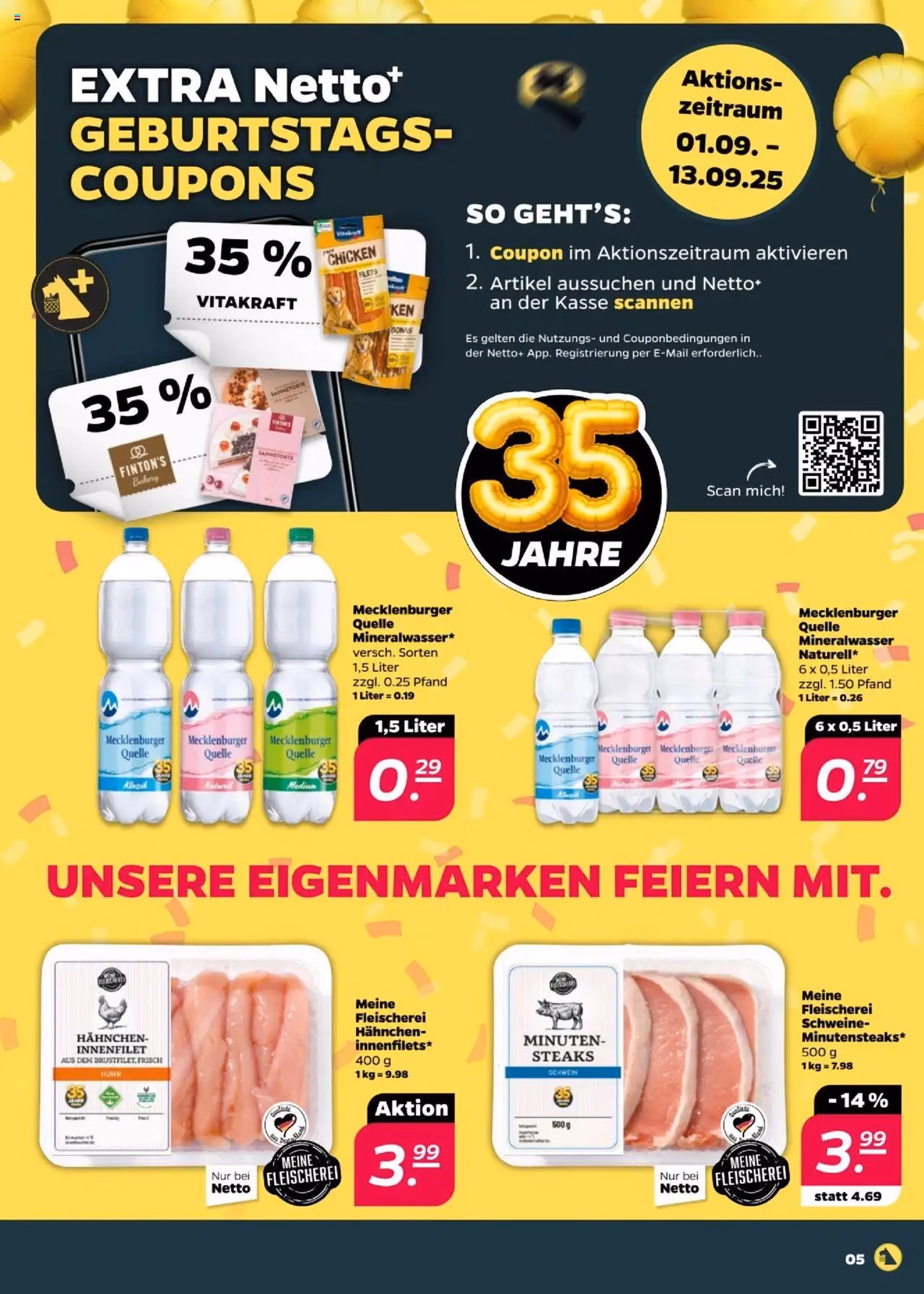 Netto Prospekt - Gültiger Prospekt ab 01.09.2025, Seite 5 von insgesamt 50 Netto Prospekt - Gültiger Prospekt ab 01.09.2025, Seite 5 von insgesamt 50