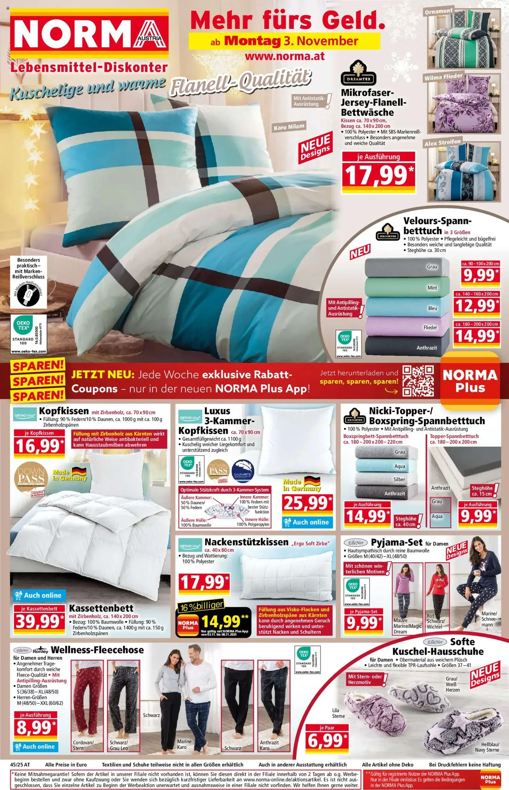 Norma Flugblatt - Gültiger Prospekt ab 03.11.2025, Seite 1 von insgesamt 19