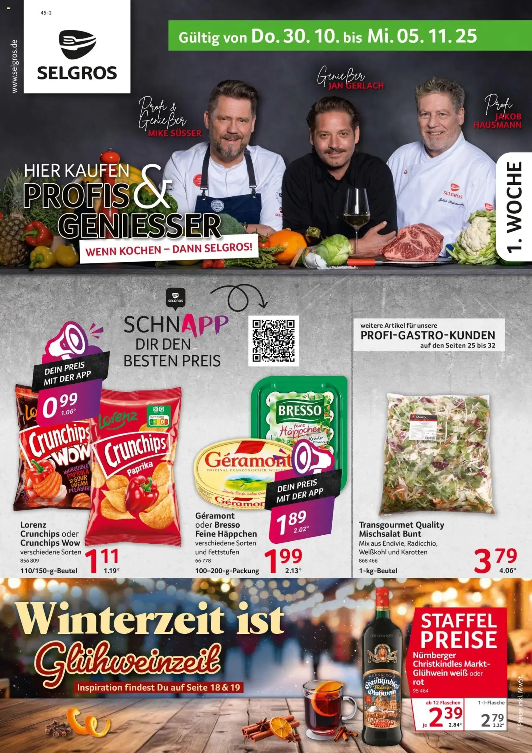 Selgros Prospekt - Gültiger Prospekt ab 30.10.2025, Seite 1 von insgesamt 32 Selgros Prospekt - Gültiger Prospekt ab 30.10.2025, Seite 1 von insgesamt 32