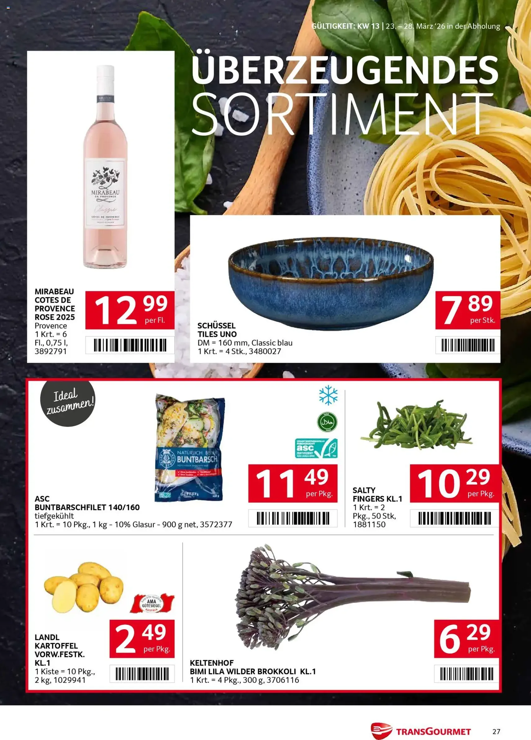 Transgourmet Flugblatt - Gültiger Prospekt ab 23.03.2026, Seite 27 von insgesamt 32