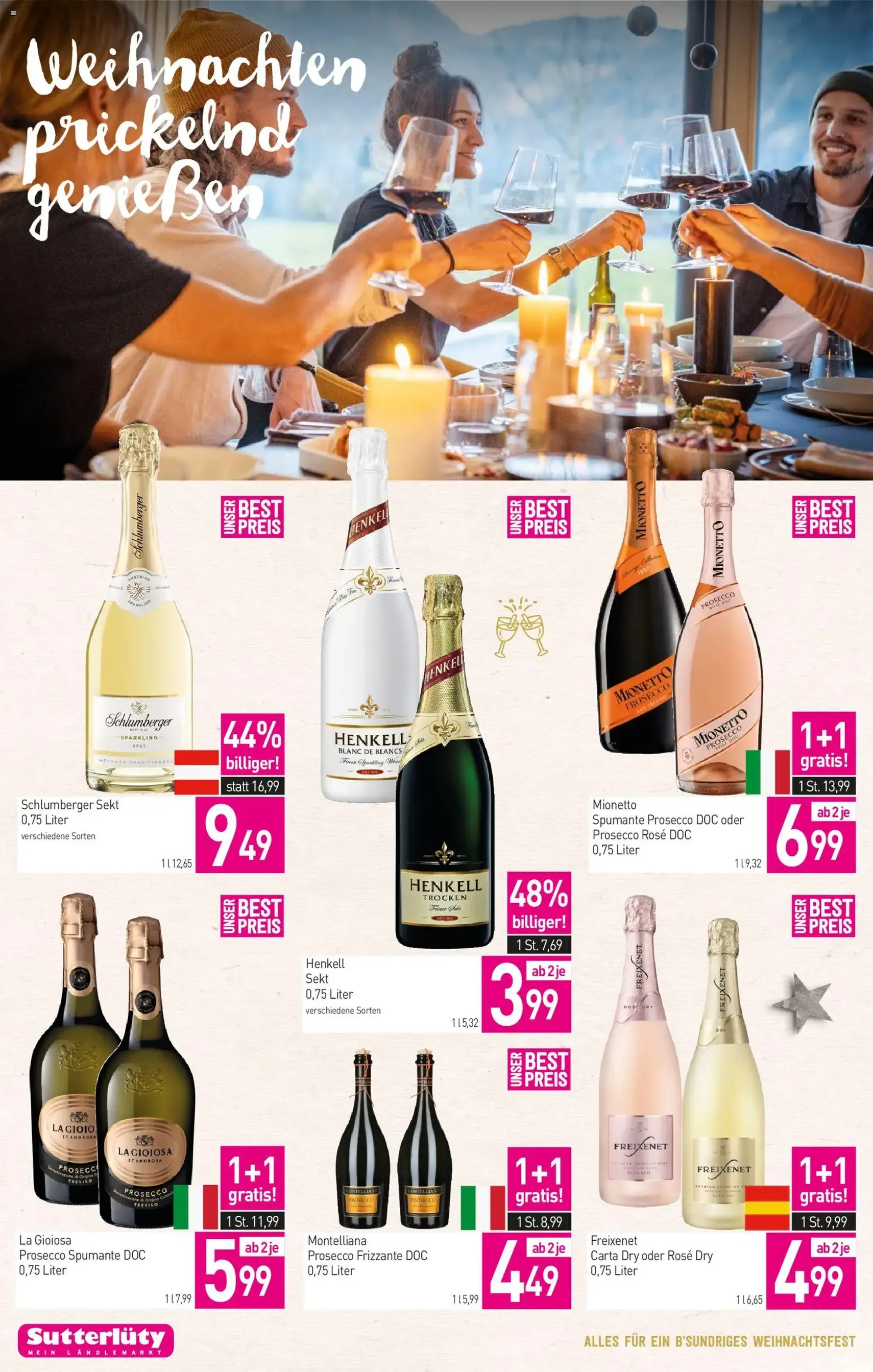 Sutterlüty Flugblatt - Gültiger Prospekt ab 22.12.2025, Seite 12 von insgesamt 16