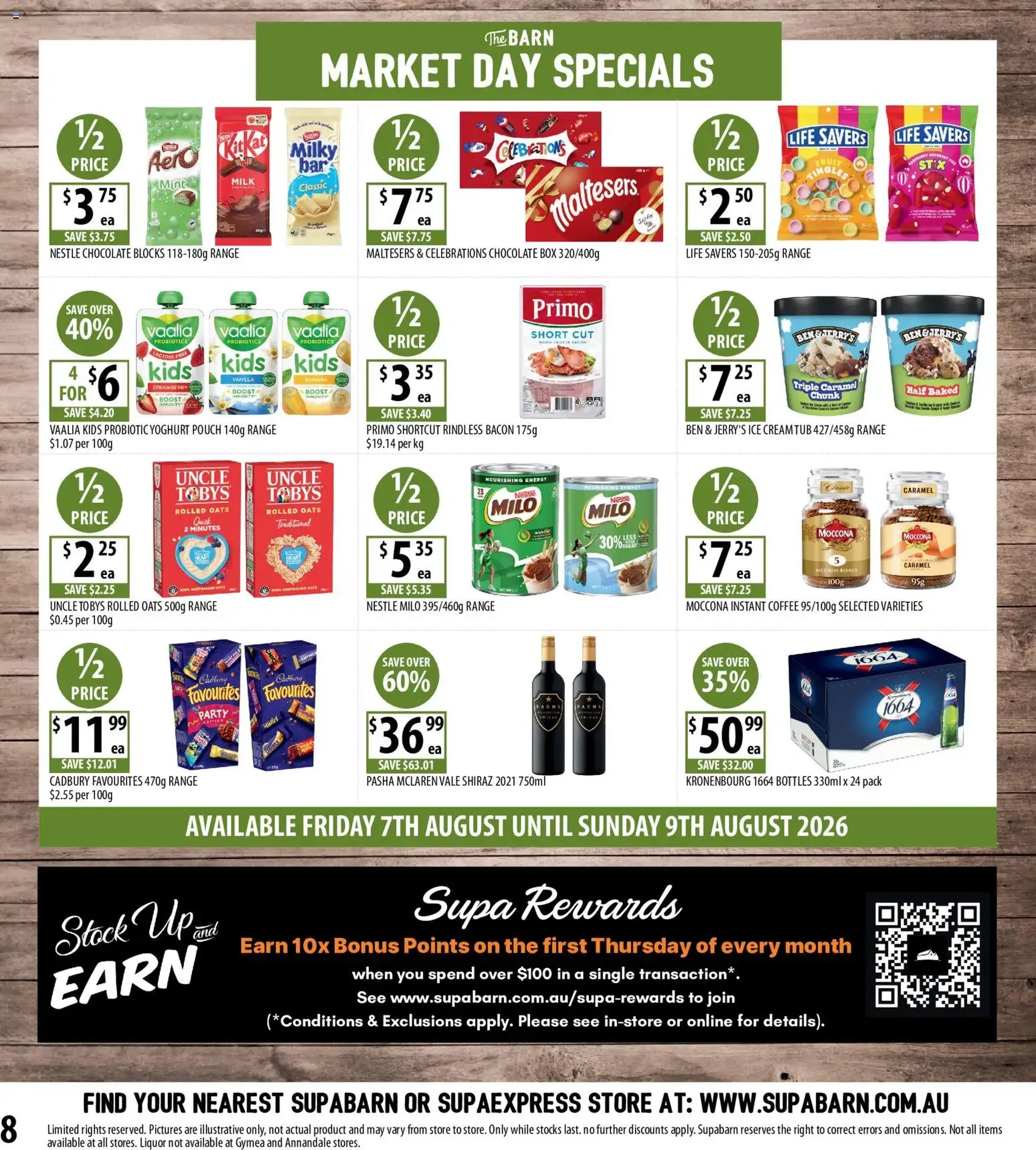 Supabarn catalogue - valid flyer from 05/08/2026, page 8 of 8
