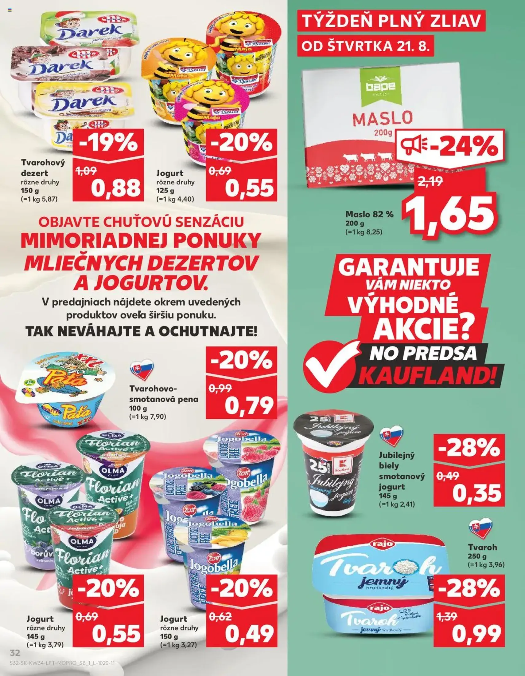 Kaufland Bratislava-Avion - platný leták od 21.08.2025 strana 32 z 78