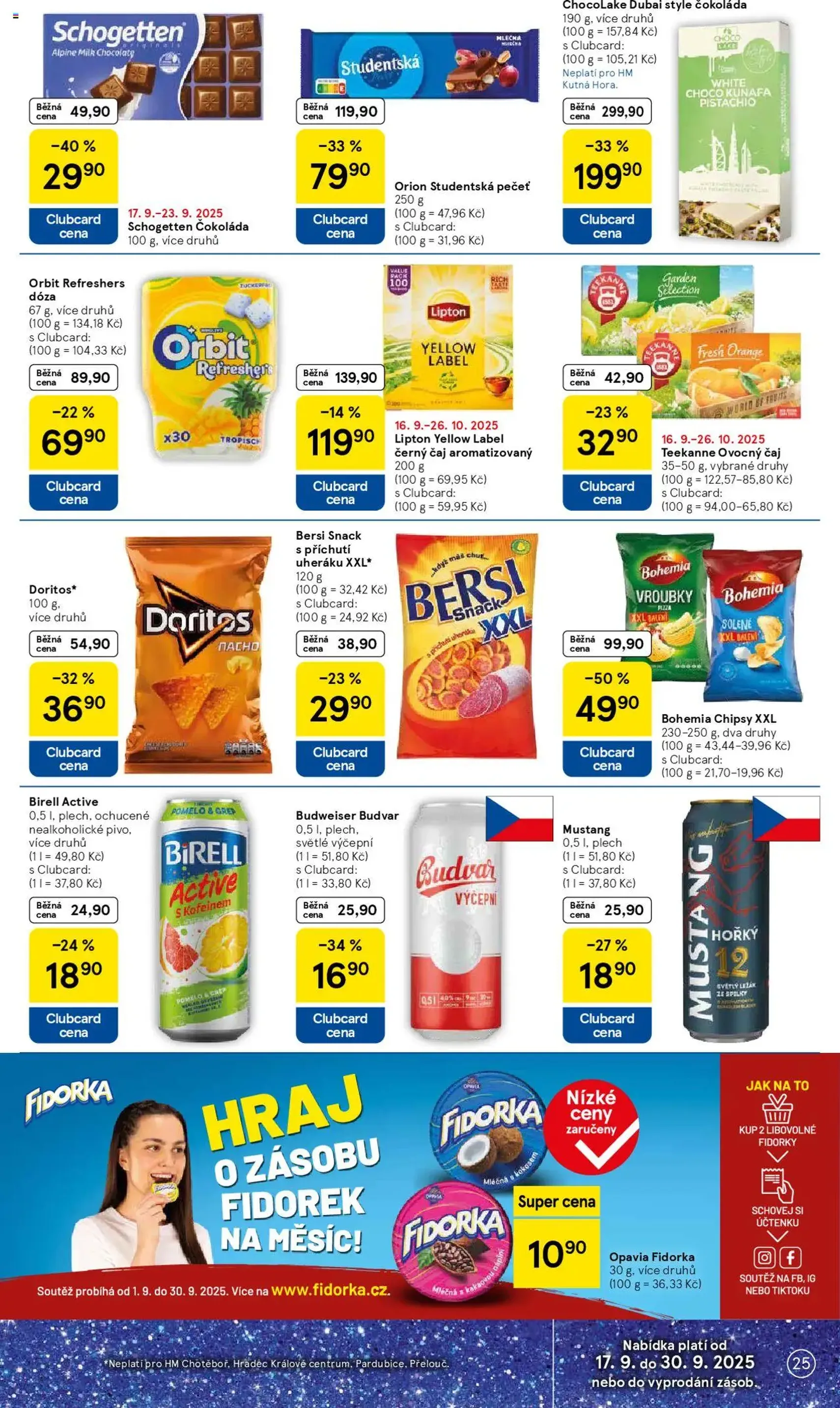 Tesco leták - Hypermarket - platný leták od 17.09.2025 strana 25 z 33