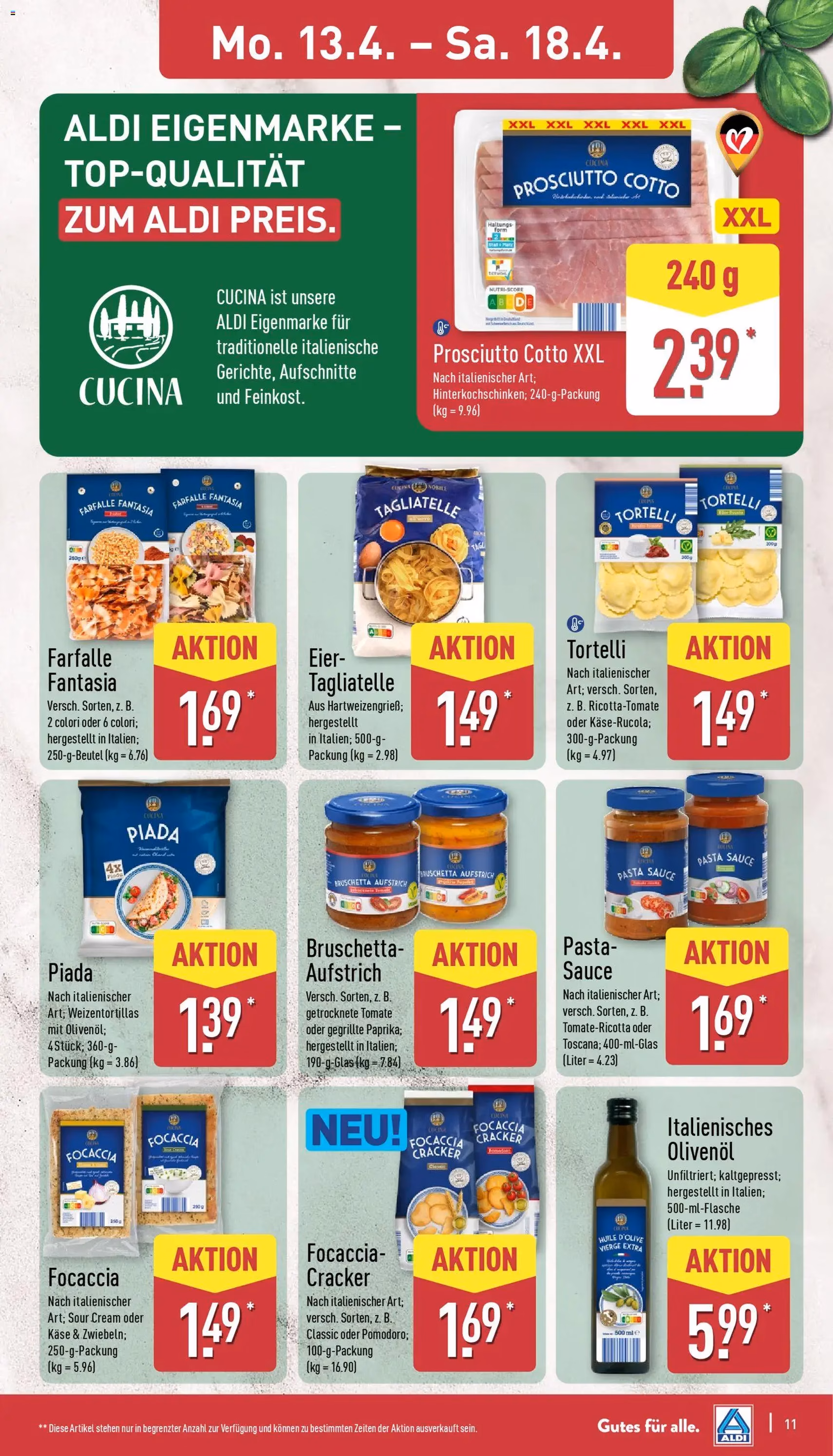 Aldi Prospekt - Gültiger Prospekt ab 13.04.2026, Seite 15 von insgesamt 40