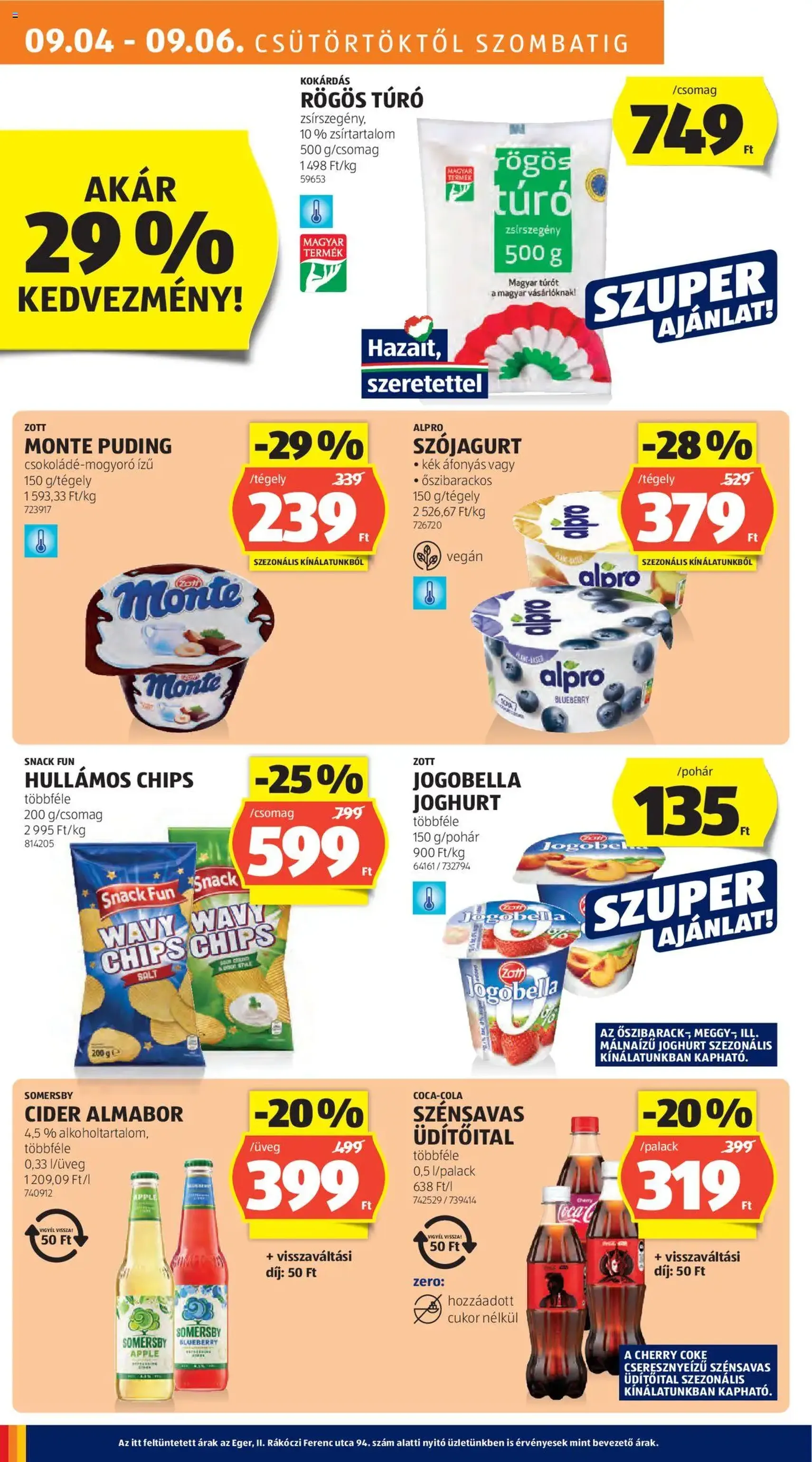 Aldi Akciós újság - 2025.09.04. érvényes szórólap 10 oldal 45 oldalból Aldi Akciós újság - 2025.09.04. érvényes szórólap 10 oldal 45 oldalból