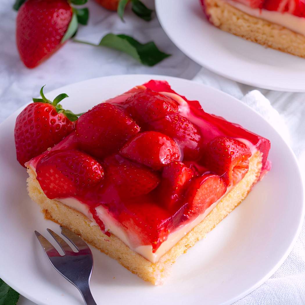 Ľahký ovocný koláč s mascarpone