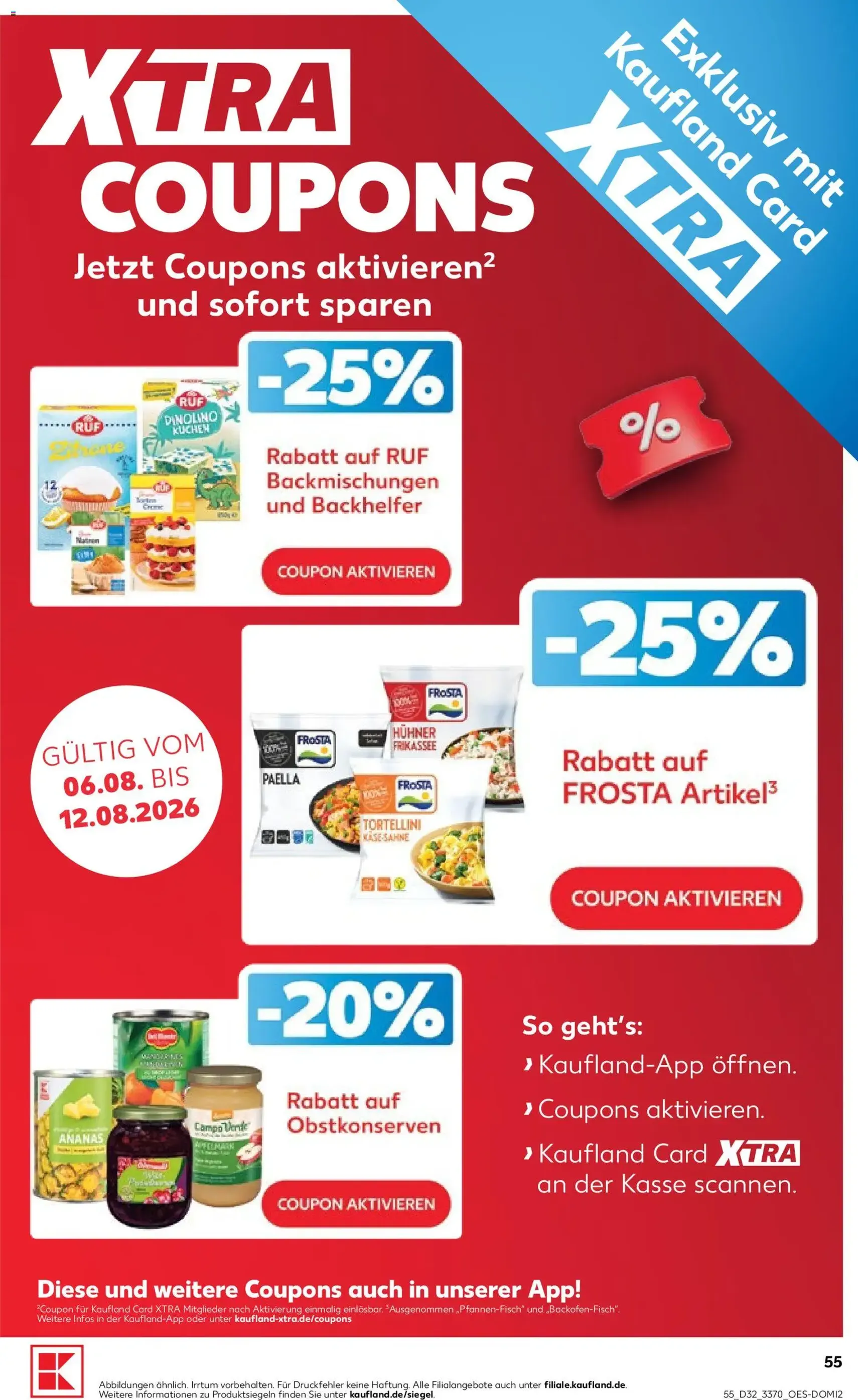 Kaufland Prospekt - Gültiger Prospekt ab 06.08.2026, Seite 55 von insgesamt 58