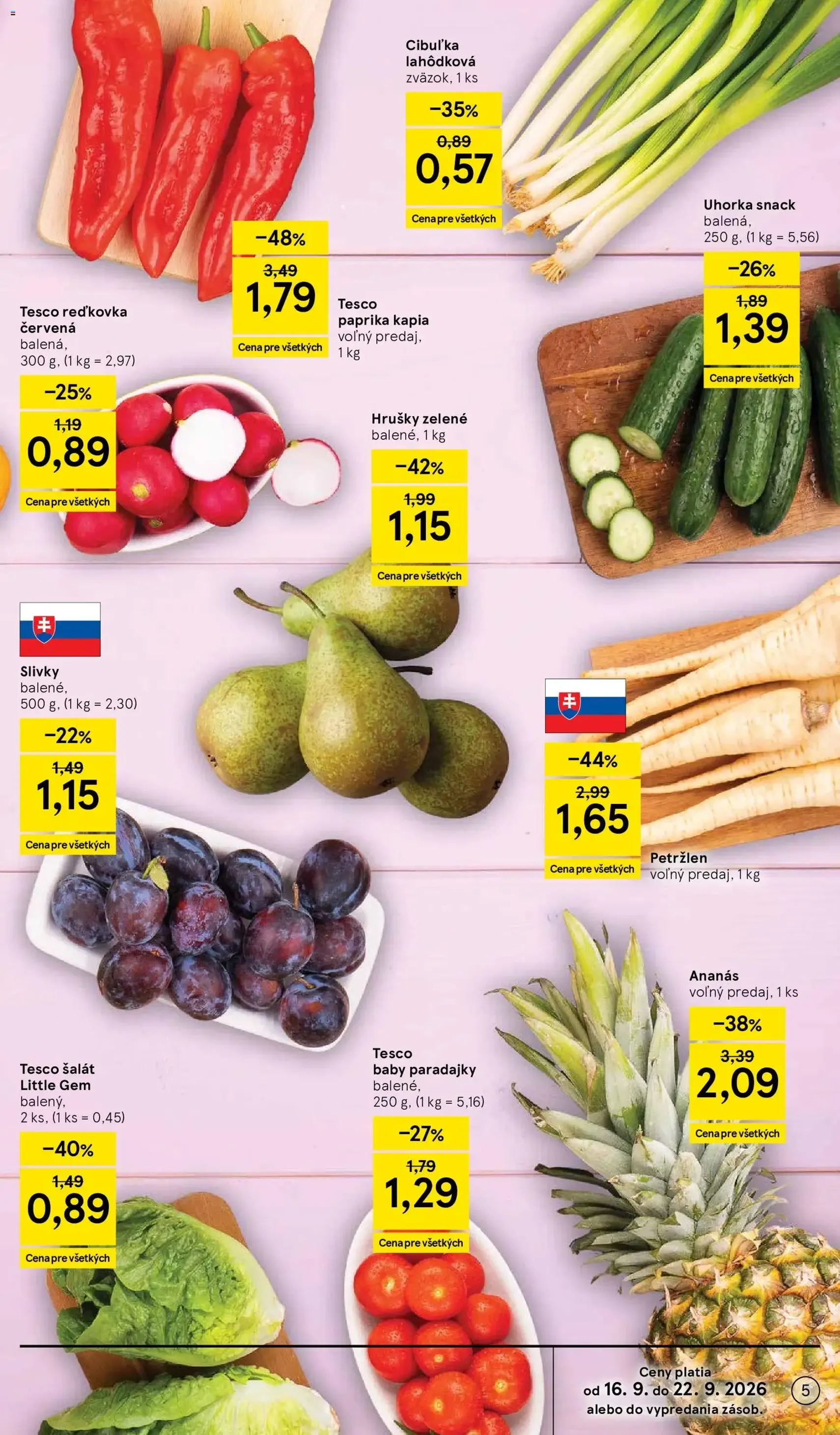 Tesco Hypermarket - leták - platný leták od 16.09.2026 strana 5 z 42
