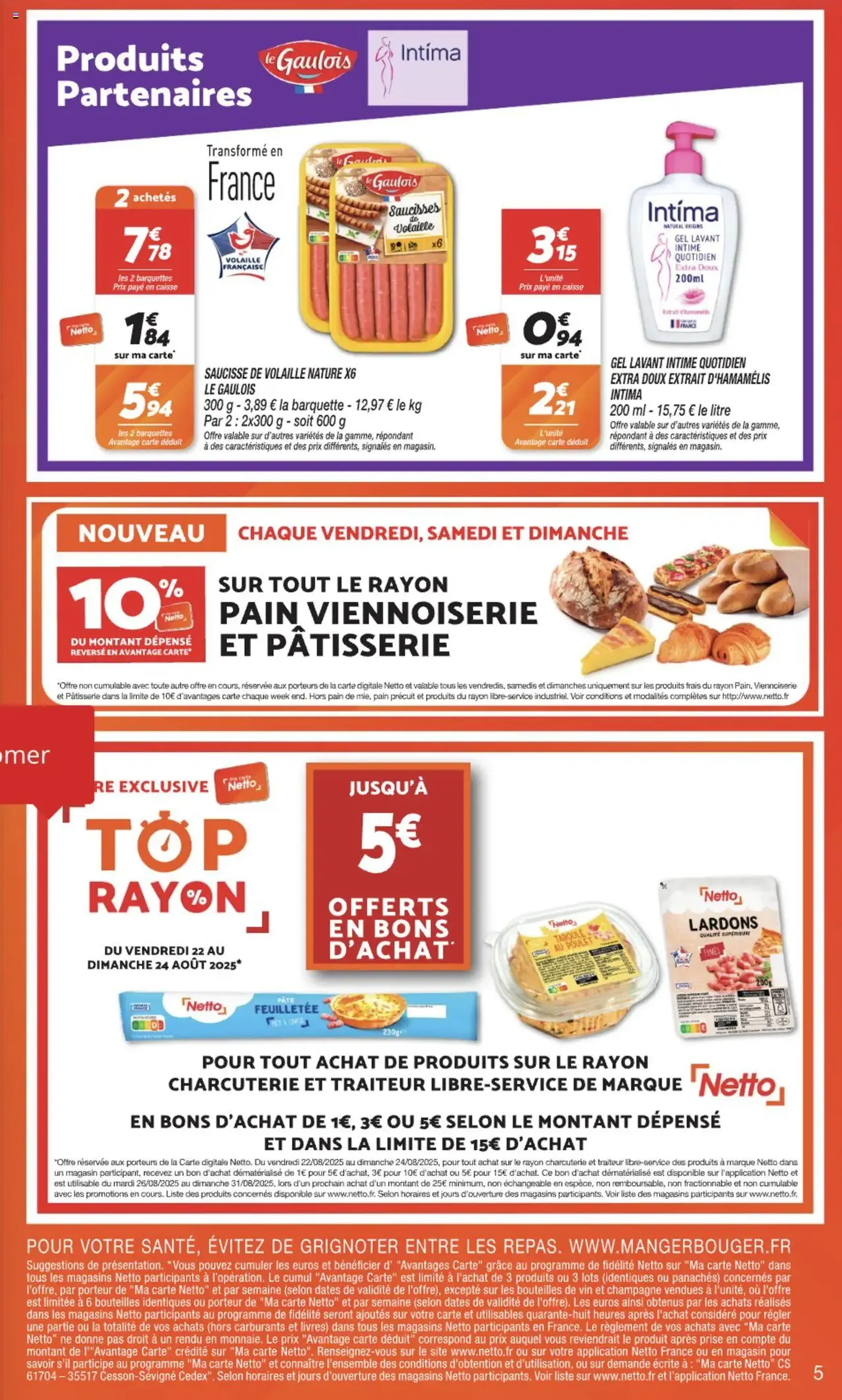 Netto catalogue - brochure valable à partir du 19/08/2025, page 5 sur 12 Netto catalogue - brochure valable à partir du 19/08/2025, page 5 sur 12