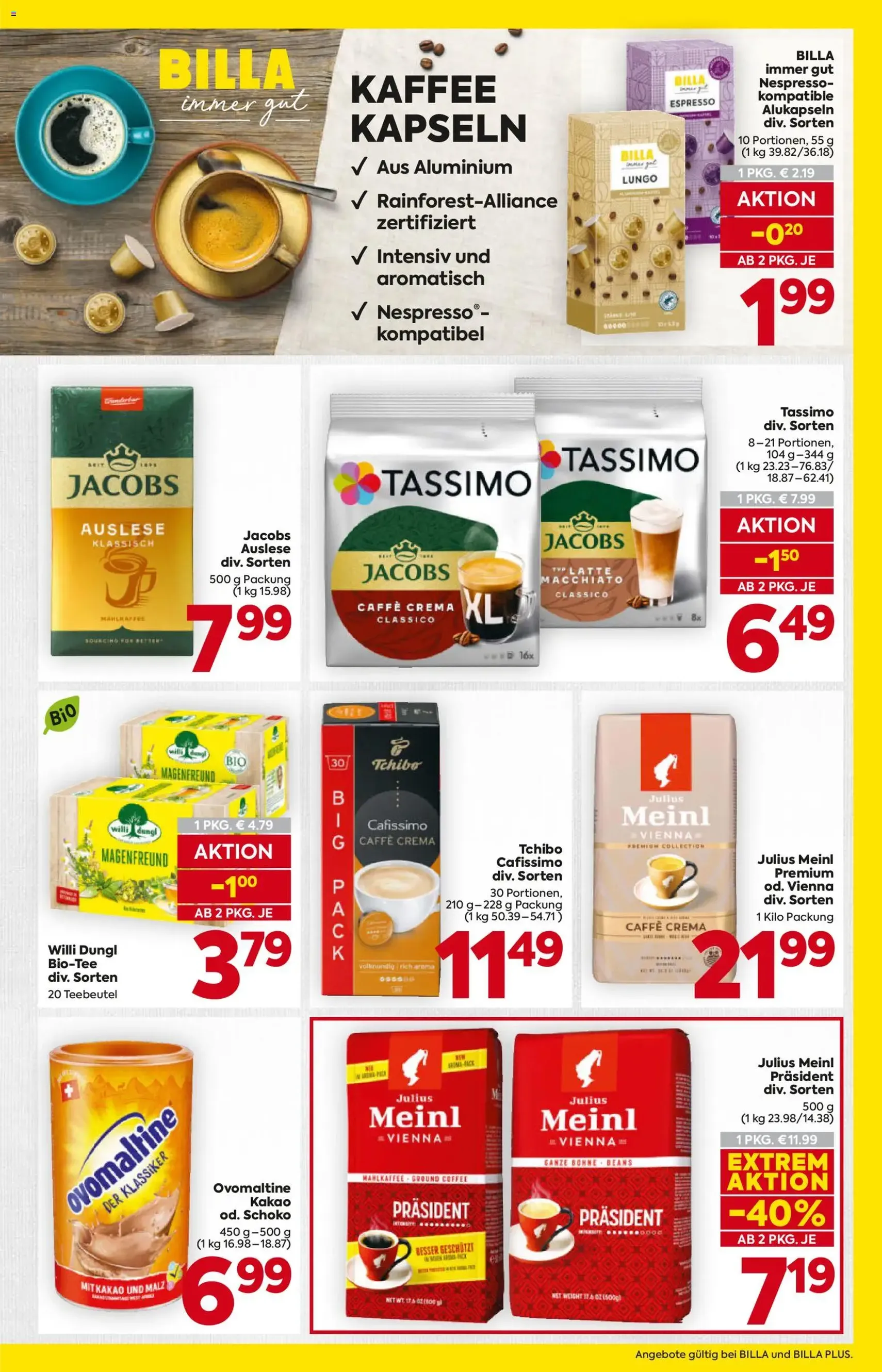 Billa Flugblatt - Gültiger Prospekt ab 22.01.2026, Seite 15 von insgesamt 20