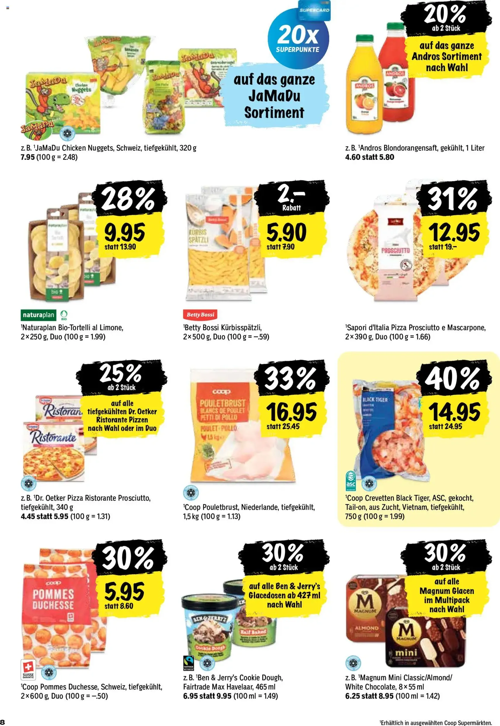 Coop aktionen - Gültiger Prospekt ab 01.10.2026, Seite 8 von insgesamt 24