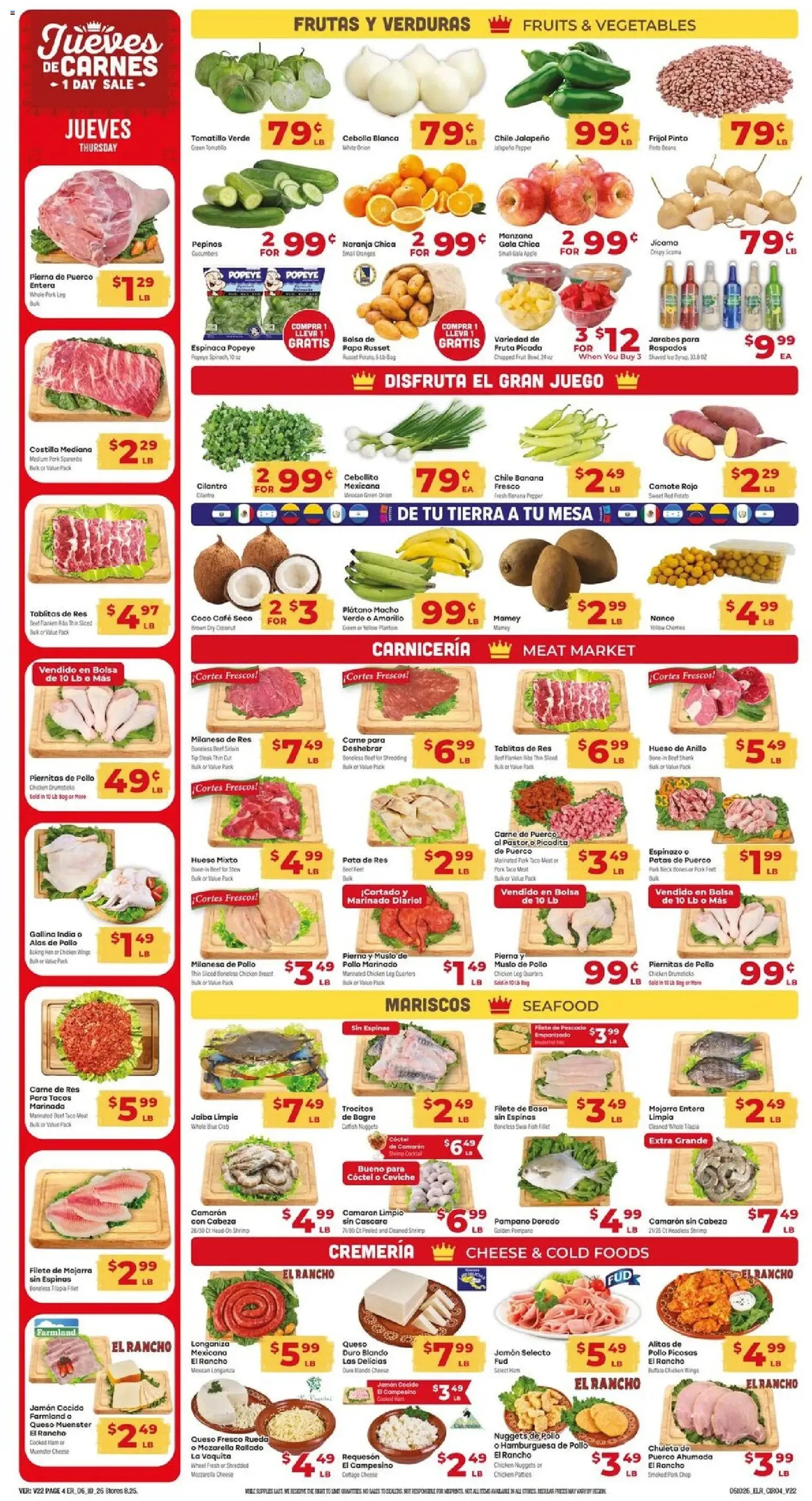 El Rancho Weekly Ad - valid flyer from 06/10/2026, page 4 of 4