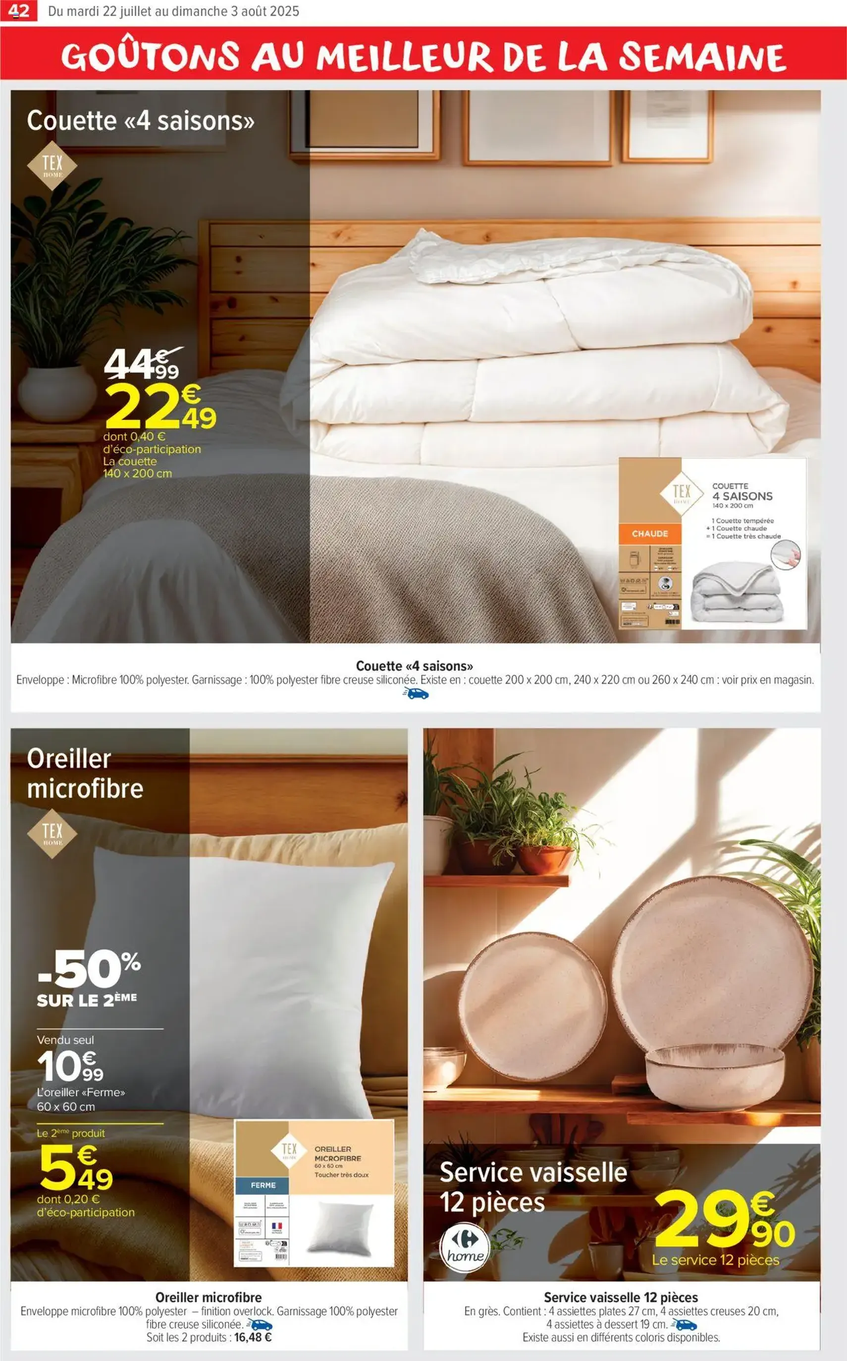 Carrefour Market catalogue semaine 30 - brochure valable à partir du 22/07/2025, page 46 sur 48
