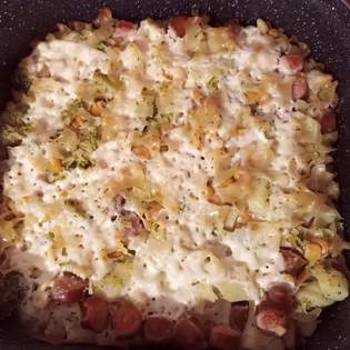 Recipe preview Baked Pasta with Vegetables and Cheese