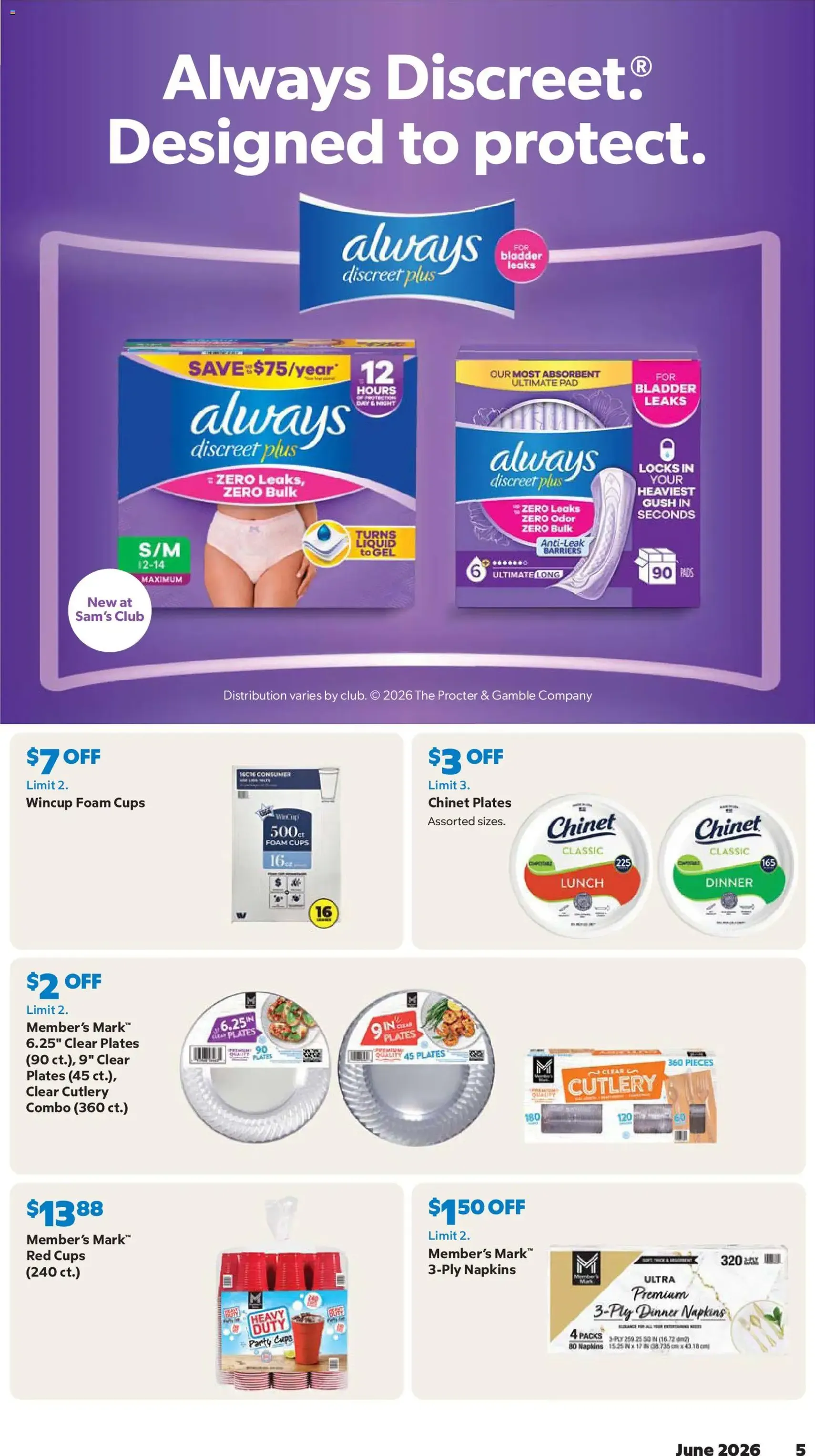 Sam's Club Weekly Ad - valid flyer from 06/01/2026, page 5 of 44