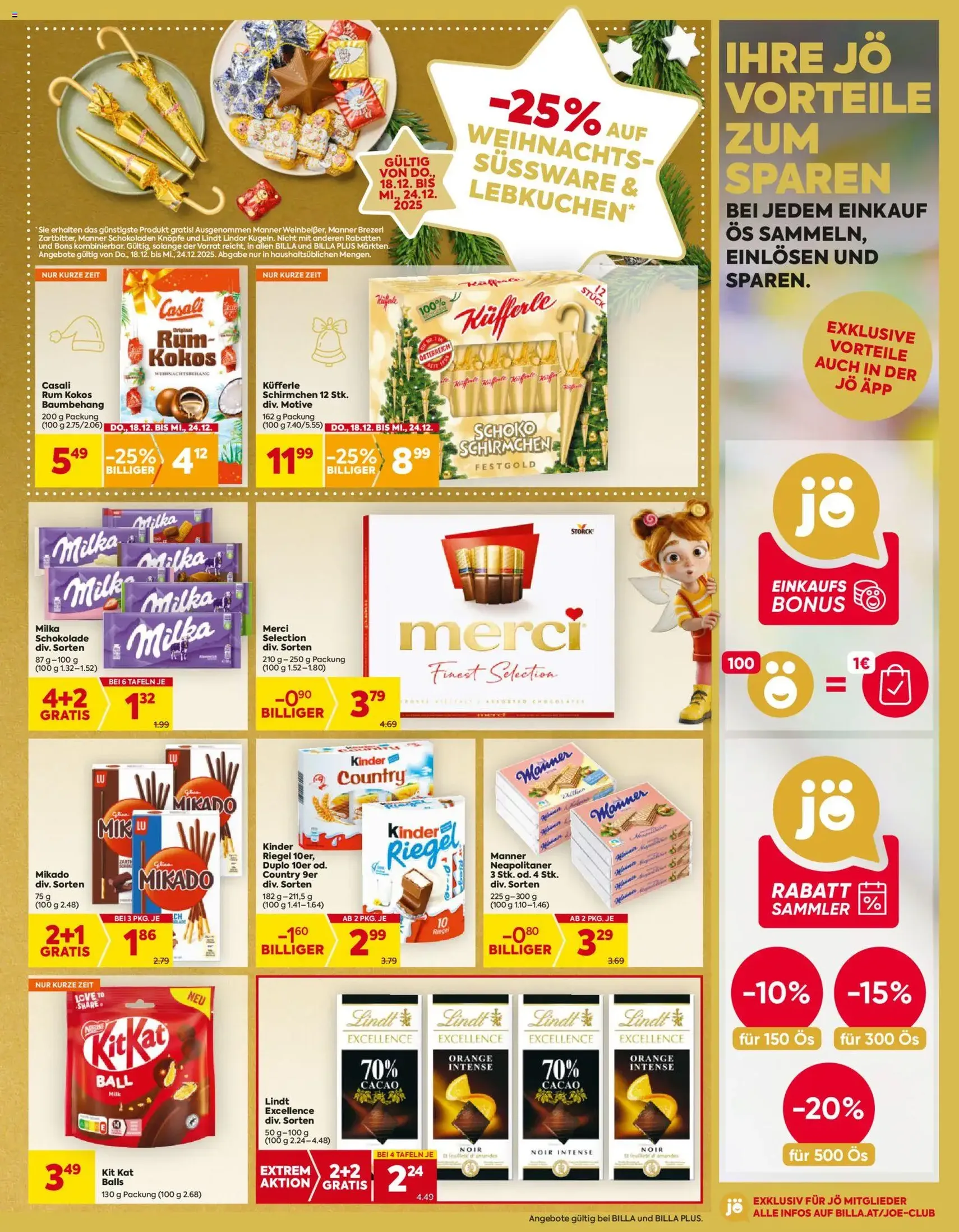 Billa Flugblatt - Gültiger Prospekt ab 18.12.2025, Seite 13 von insgesamt 16